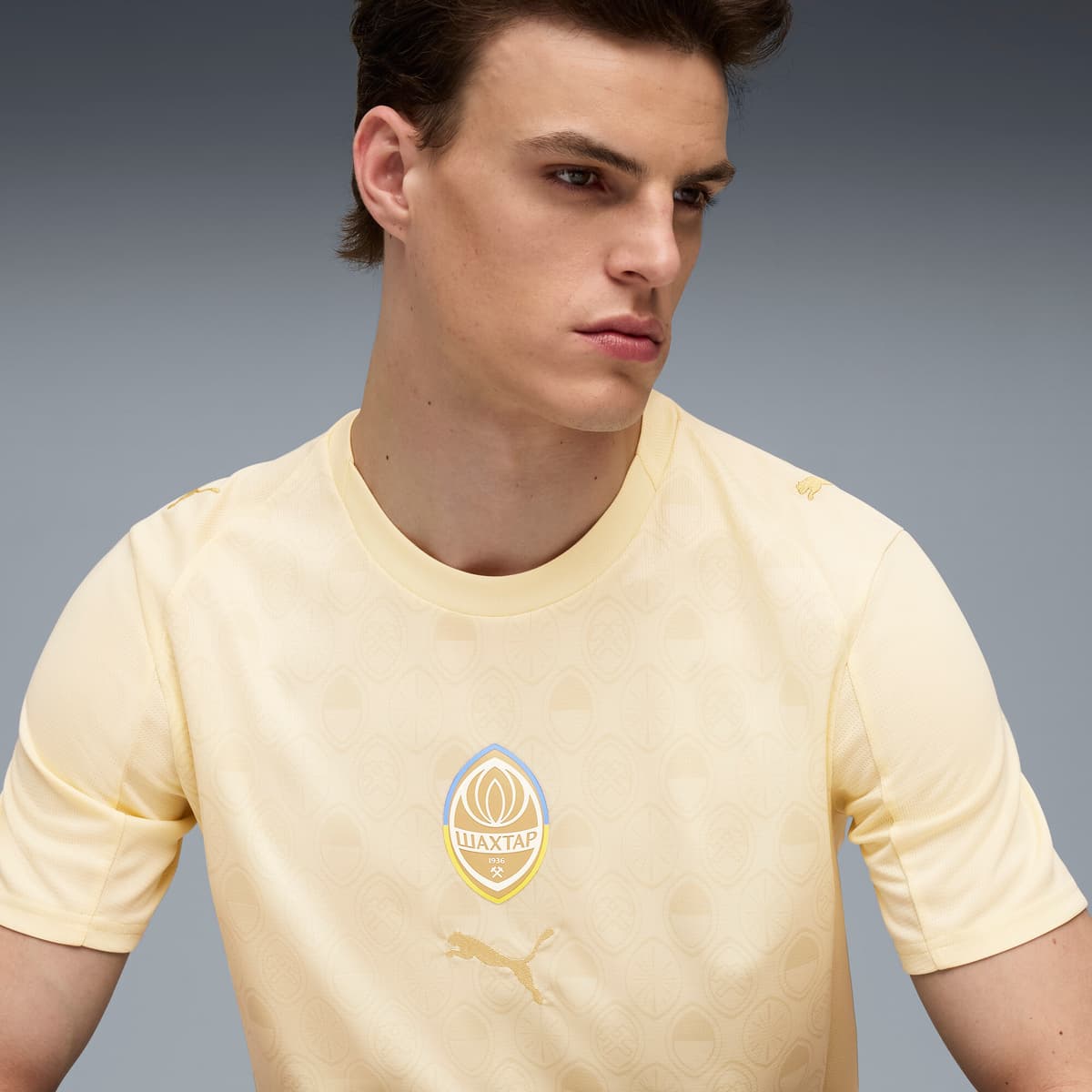 PUMA FC Shakhtar Donetsk 25/26 derde shirt voor Heren, Goud, Maat L thumbnail 5