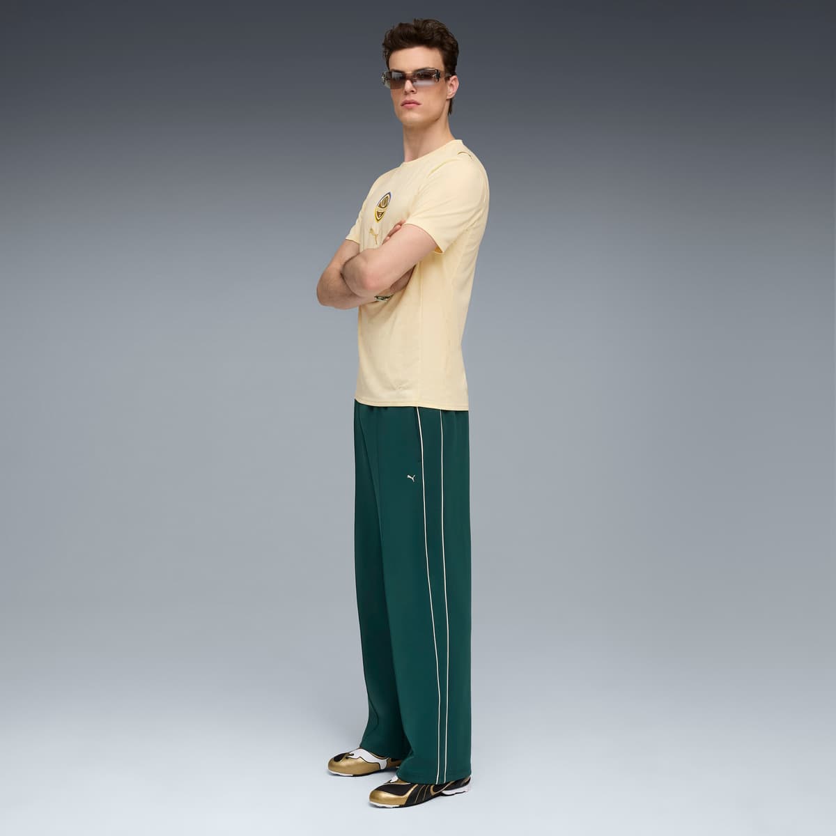 PUMA FC Shakhtar Donetsk 25/26 derde shirt voor Heren, Goud, Maat L thumbnail 4