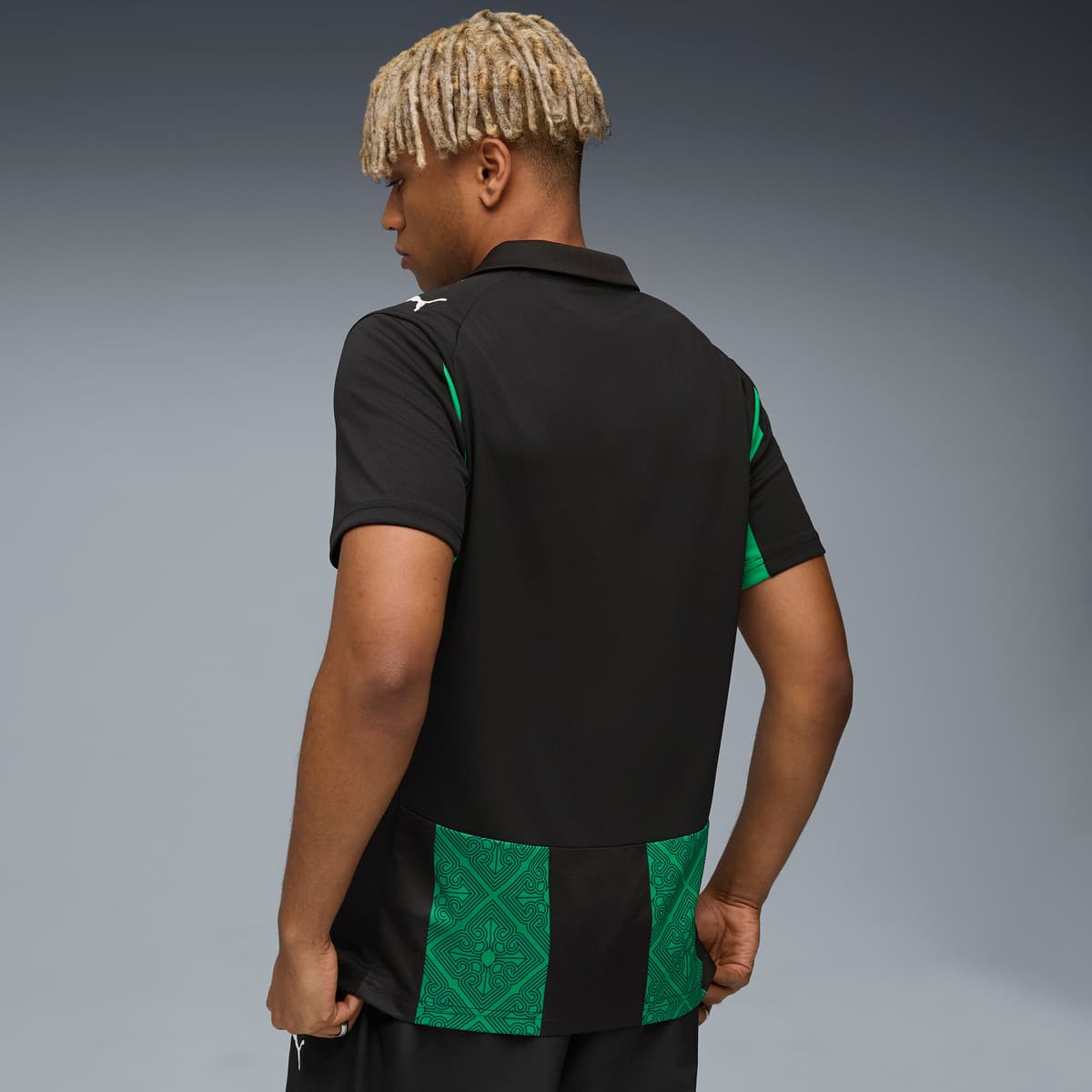 PUMA RC Lens 25/26 uitshirt voor Heren, Groen/Zwart, Maat XL thumbnail 3