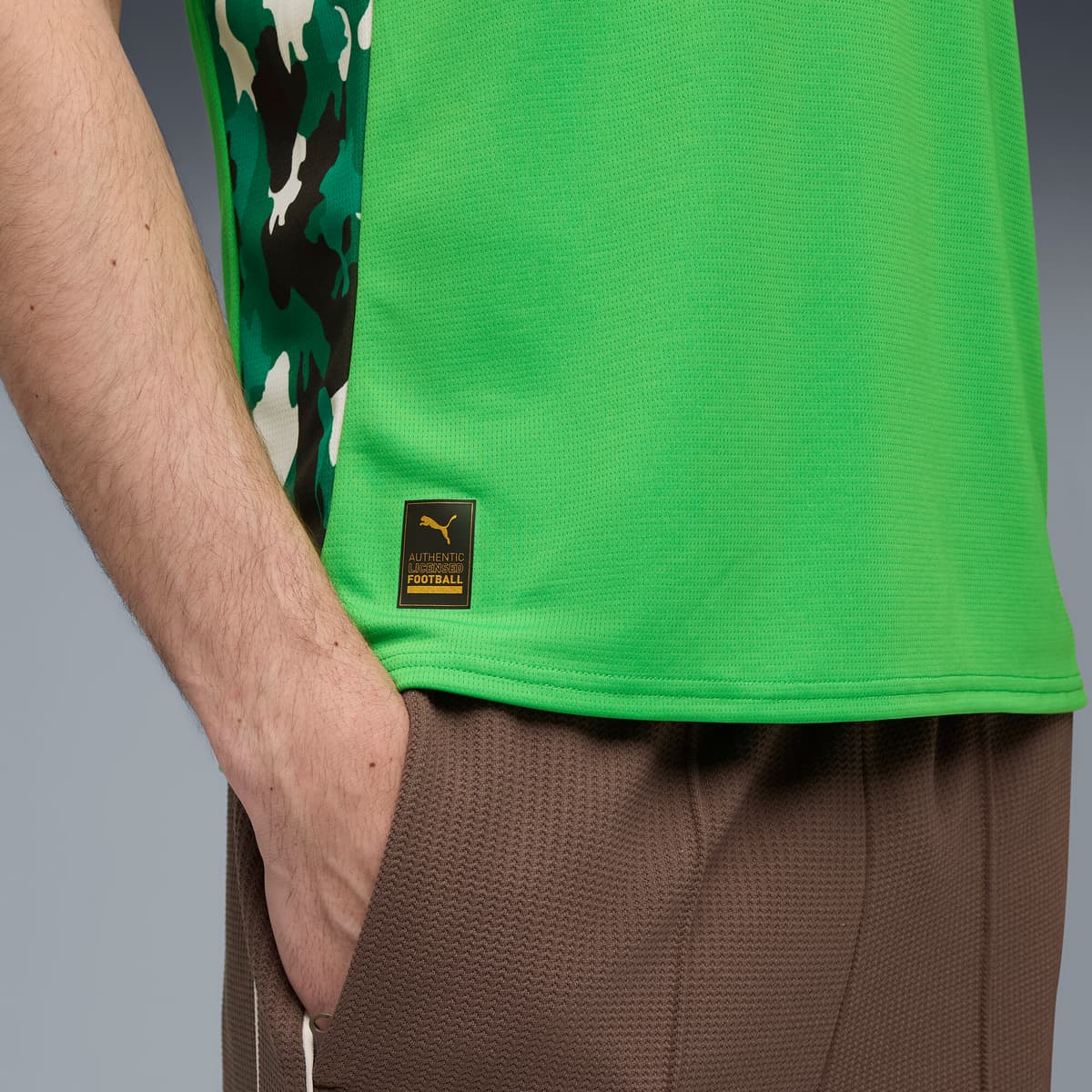 PUMA Borussia MÃ¶nchengladbach 25/26 uitshirt voor Heren, Groen/Wit, Maat 4XL thumbnail 2