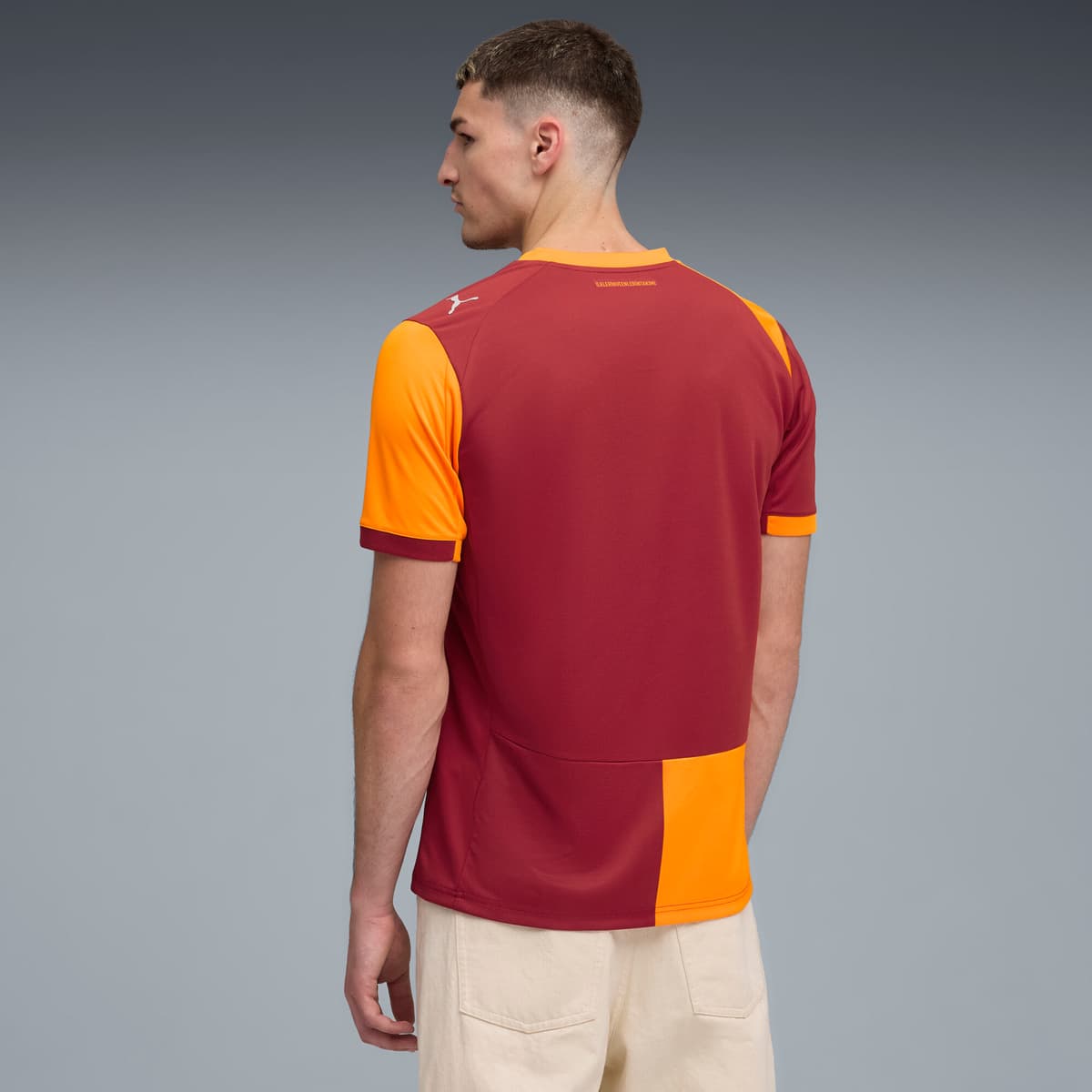 PUMA Galatasaray SK 25/26 thuisshirt voor Heren, Rood/Oranje, Maat XXL thumbnail 4