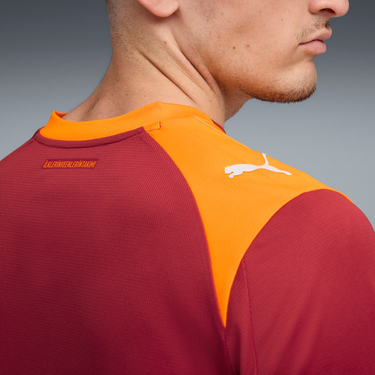 PUMA Galatasaray SK 25/26 thuisshirt voor Heren, Rood/Oranje, Maat XXL thumbnail 3