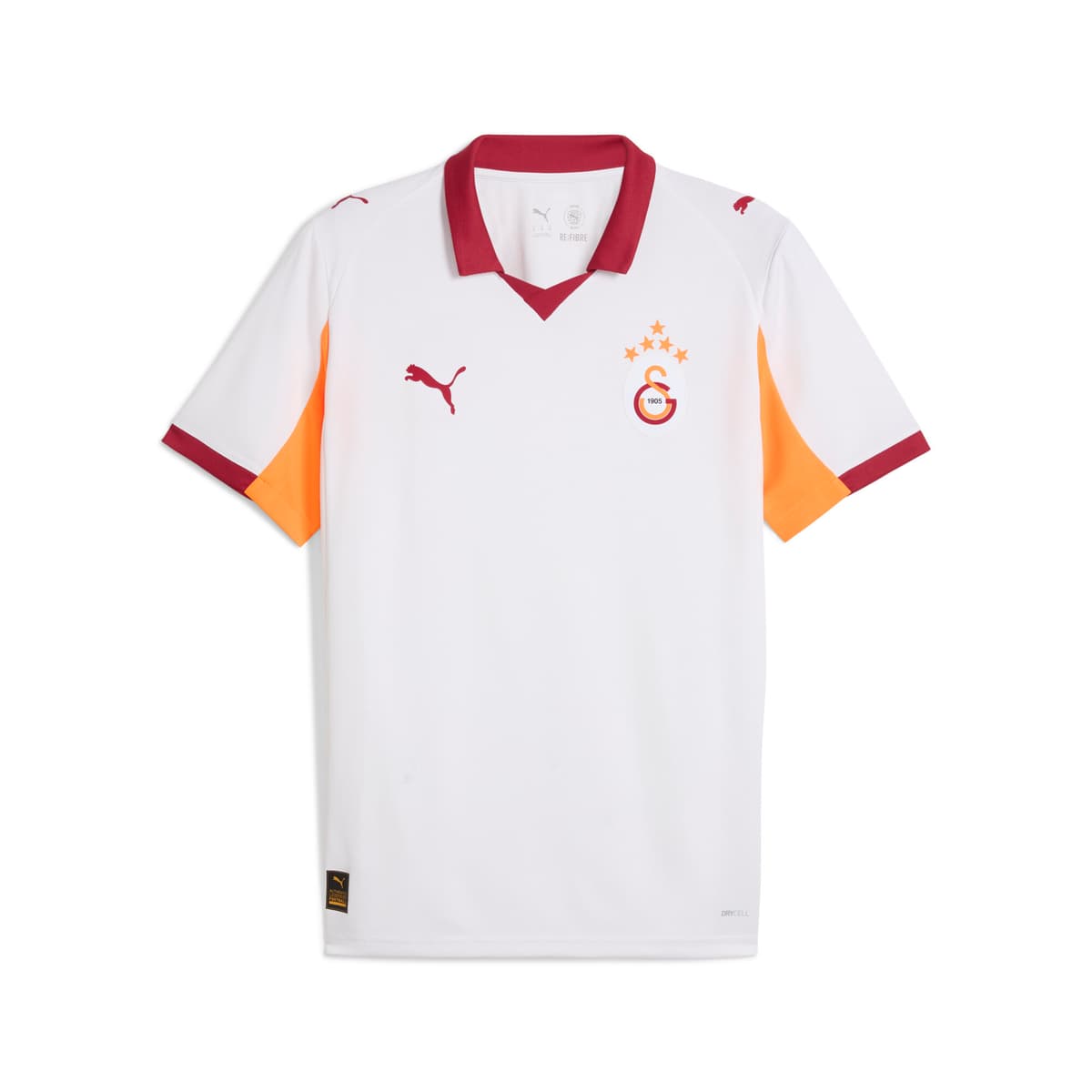 PUMA Galatasaray SK 25/26 uitshirt voor Heren, Wit/Oranje, Maat M