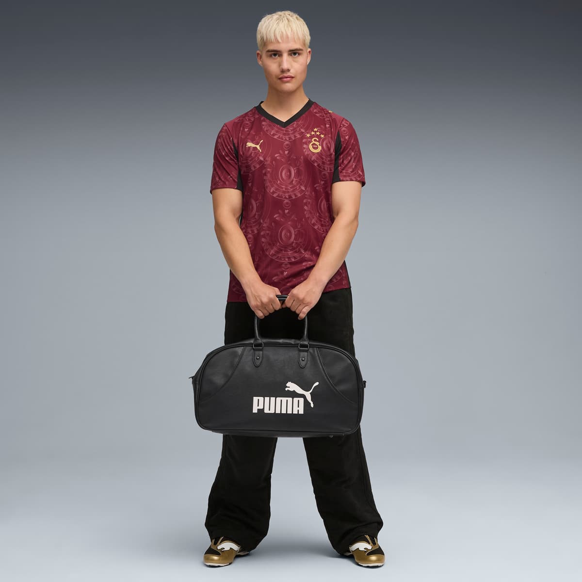 PUMA Galatasaray SK 25/26 derde shirt voor Heren, Rood/Goud, Maat M thumbnail 4