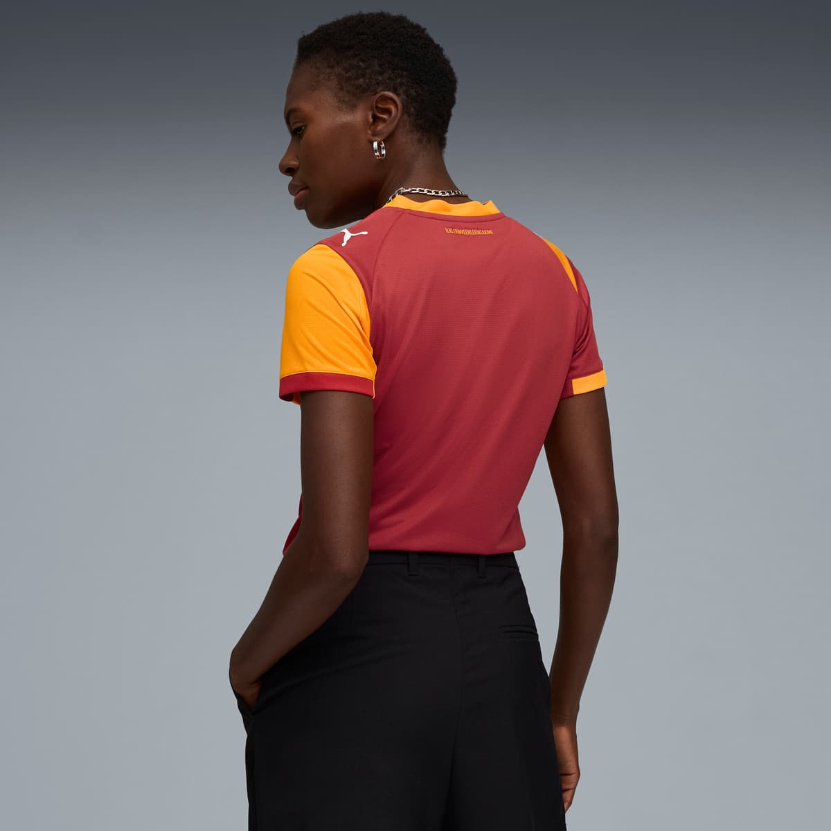 PUMA Galatasaray SK 25/26 thuisshirt voor Dames, Rood/Oranje, Maat XL thumbnail 4