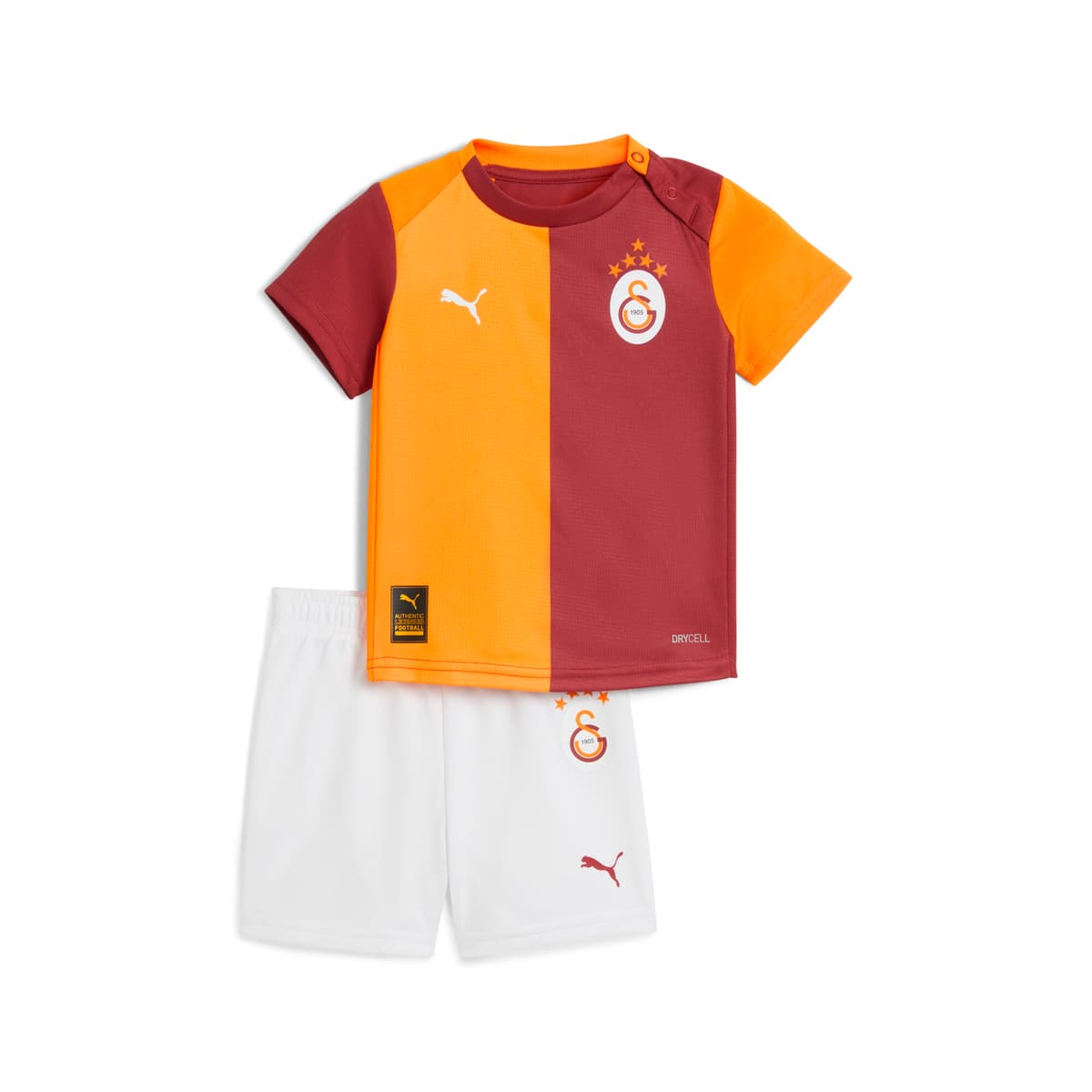 PUMA Galatasaray SK 25/26 baby-thuistenue, Rood/Oranje, Maat 2-4M
