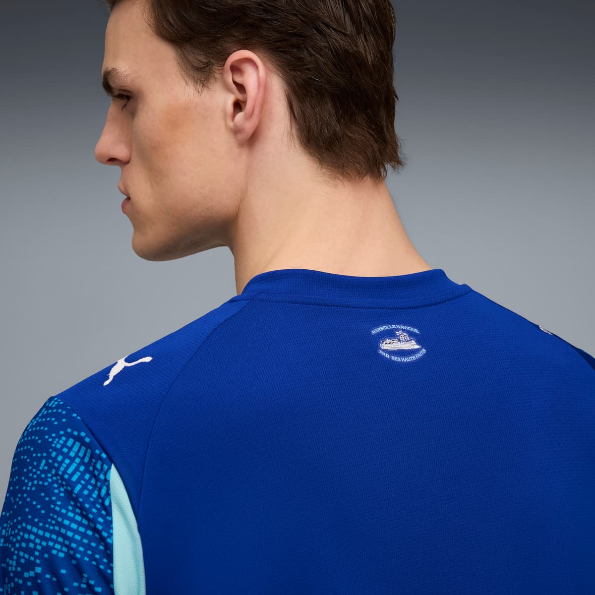 PUMA Olympique Marseille 25/26 derde shirt voor Heren, Blauw, Maat S thumbnail 2