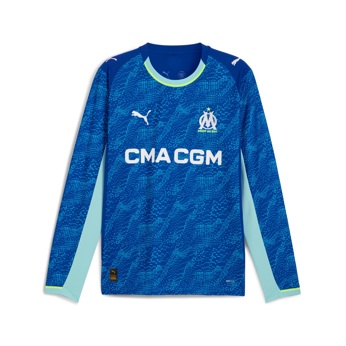 PUMA Olympique de Marseille 25/26 derde shirt met lange mouwen voor Heren, Blauw, Maat 3XL