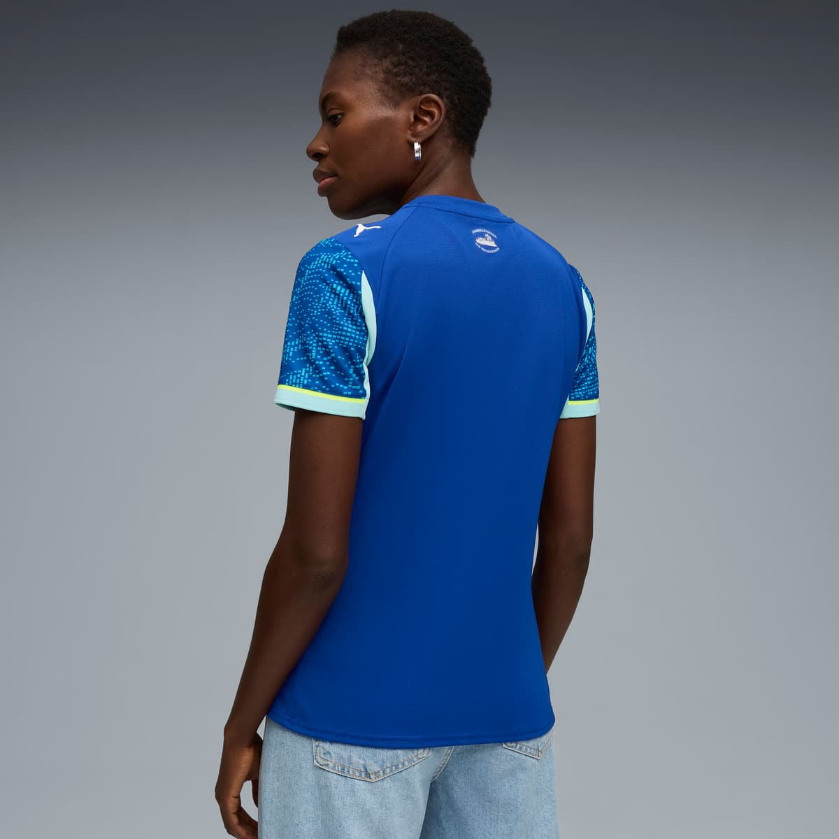 PUMA Olympique de Marseille 25/26 derde shirt voor Dames, Blauw, Maat M thumbnail 3