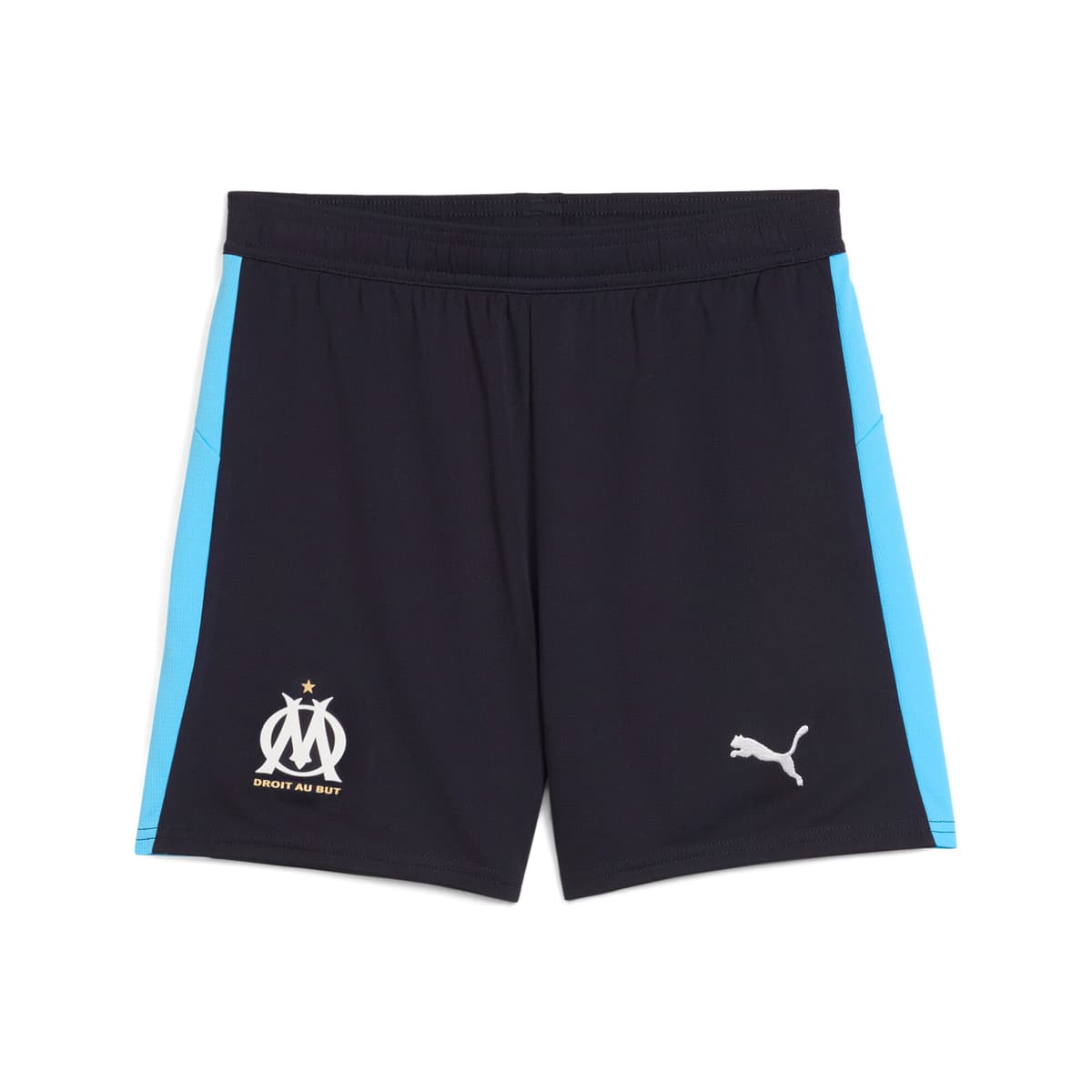 PUMA Olympique de Marseille 25/26 short, Blauw, Maat 11-12Y thumbnail 3