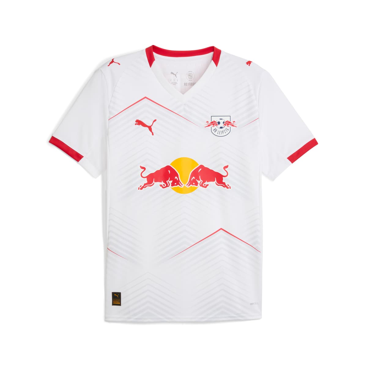 PUMA RB Leipzig 25/26 thuisshirt voor Heren, Rood/Wit, Maat XS