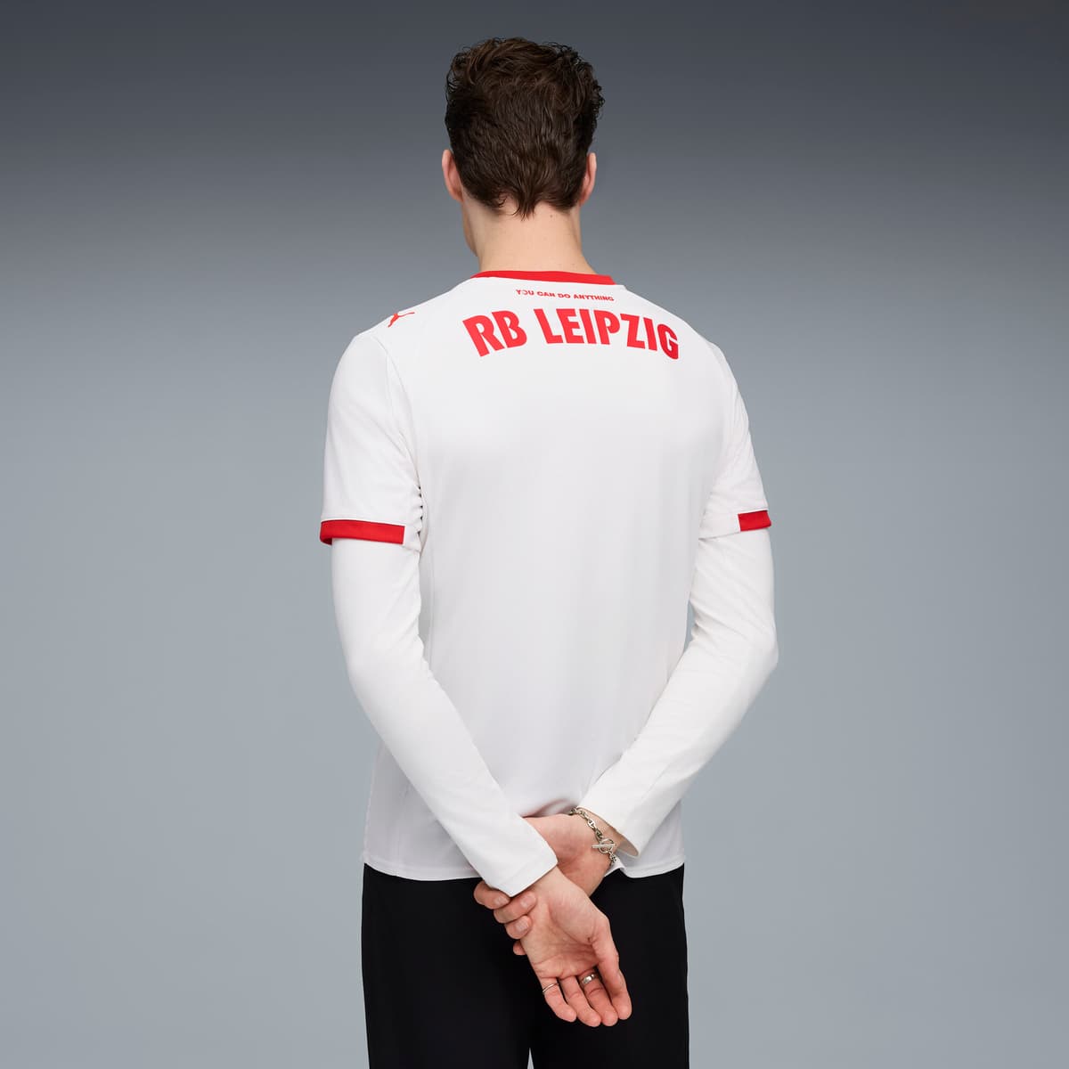 PUMA RB Leipzig 25/26 thuisshirt voor Heren, Rood/Wit, Maat XS thumbnail 3