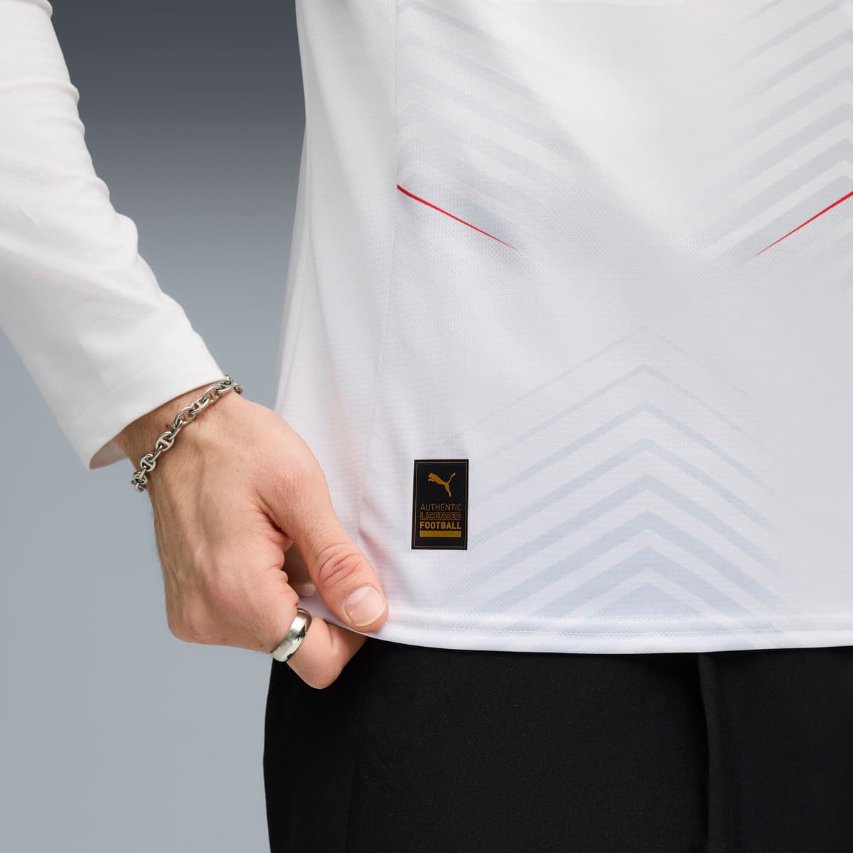 PUMA RB Leipzig 25/26 thuisshirt voor Heren, Rood/Wit, Maat XS thumbnail 2