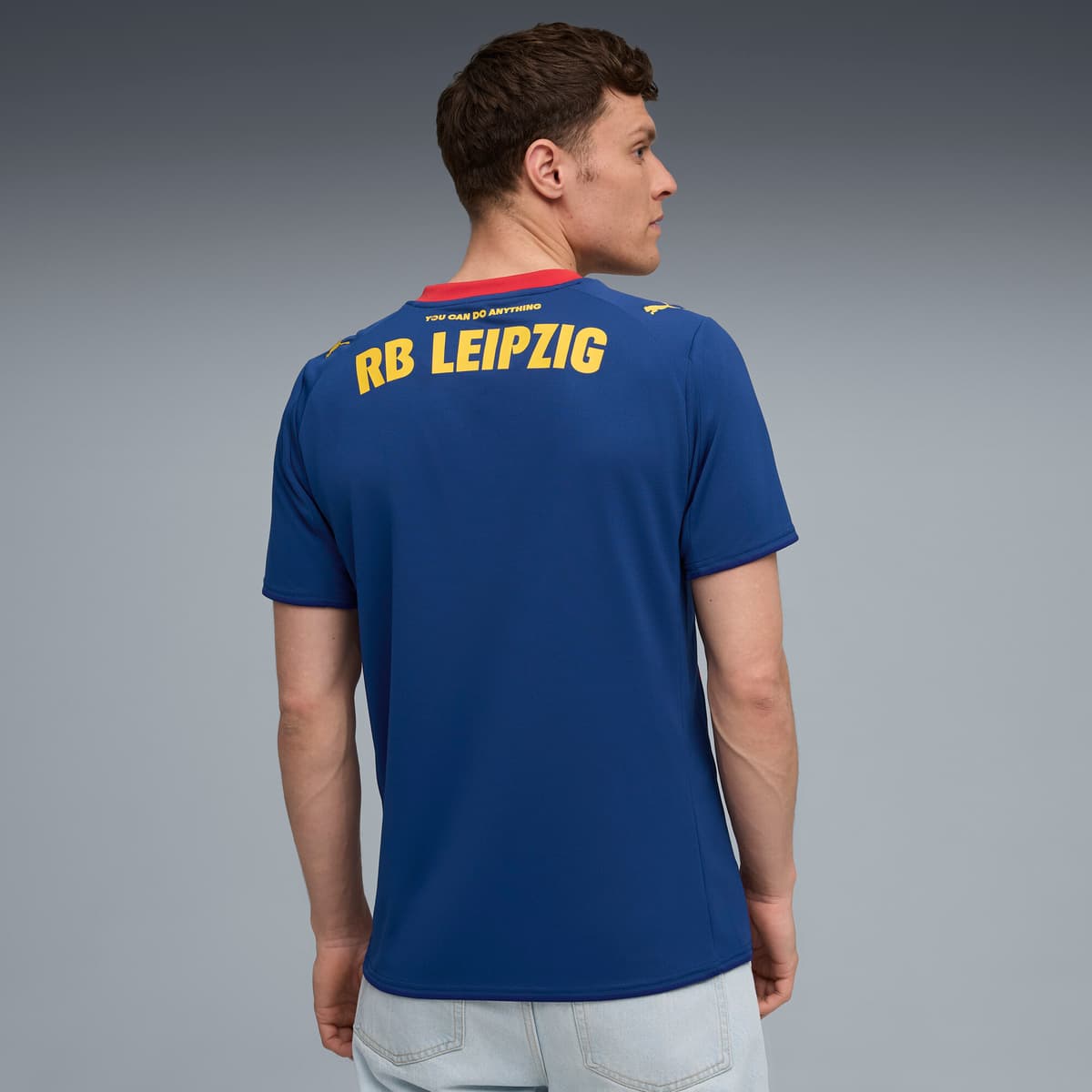 PUMA RB Leipzig 25/26 uitshirt voor Heren, Blauw/Rood, Maat XS thumbnail 3