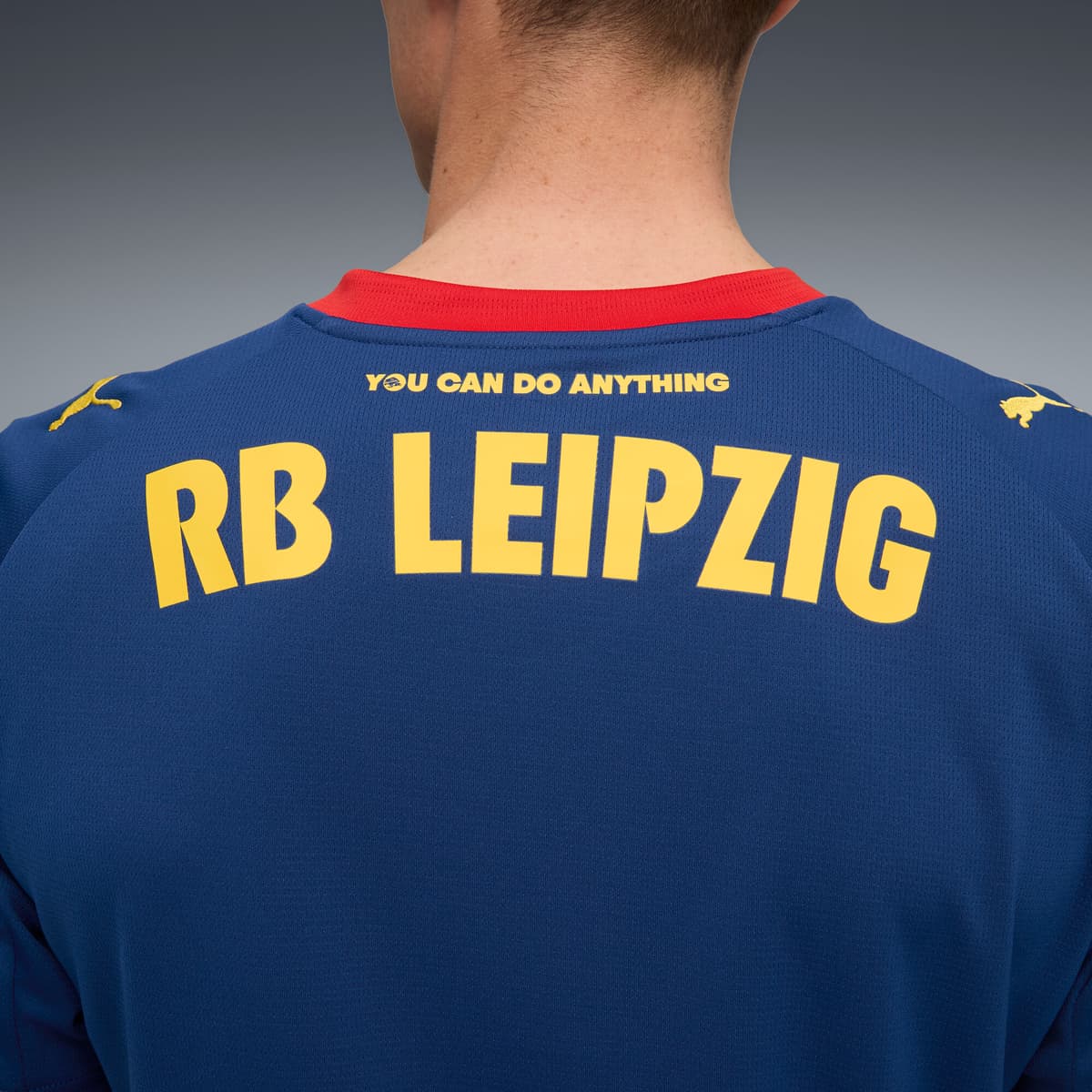 PUMA RB Leipzig 25/26 uitshirt voor Heren, Blauw/Rood, Maat XS thumbnail 2