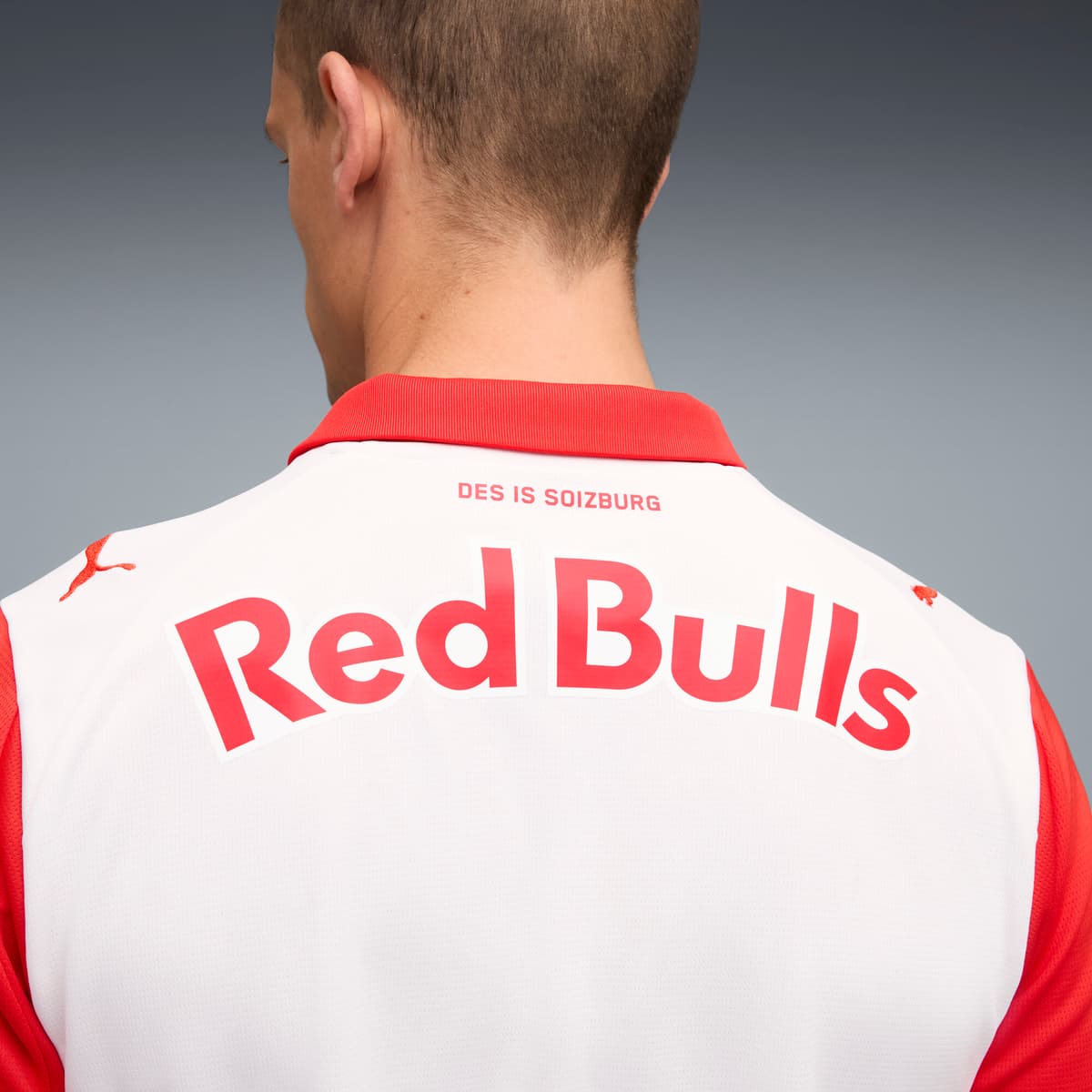 PUMA FC Rood Bull Salzburg 25/26 thuisshirt heren, Rood/Wit, Maat S thumbnail 5