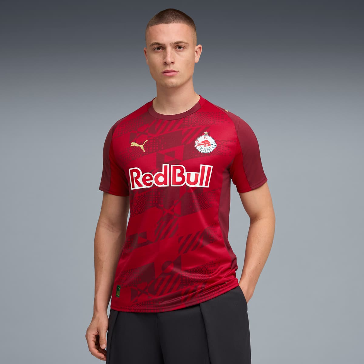 PUMA FC Rood Bull Salzburg 25/26 derde shirt voor Heren, Goud, Maat XXL thumbnail 6
