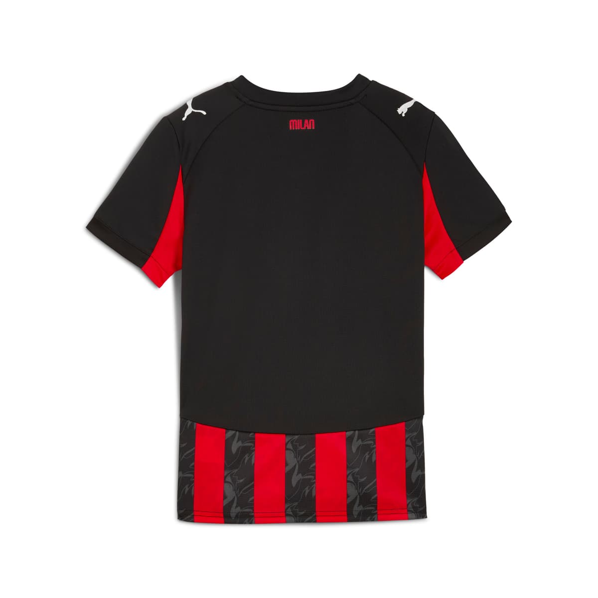 PUMA AC Milan 25/26 thuisshirt, Zwart/Rood, Maat 9-10Y thumbnail 2