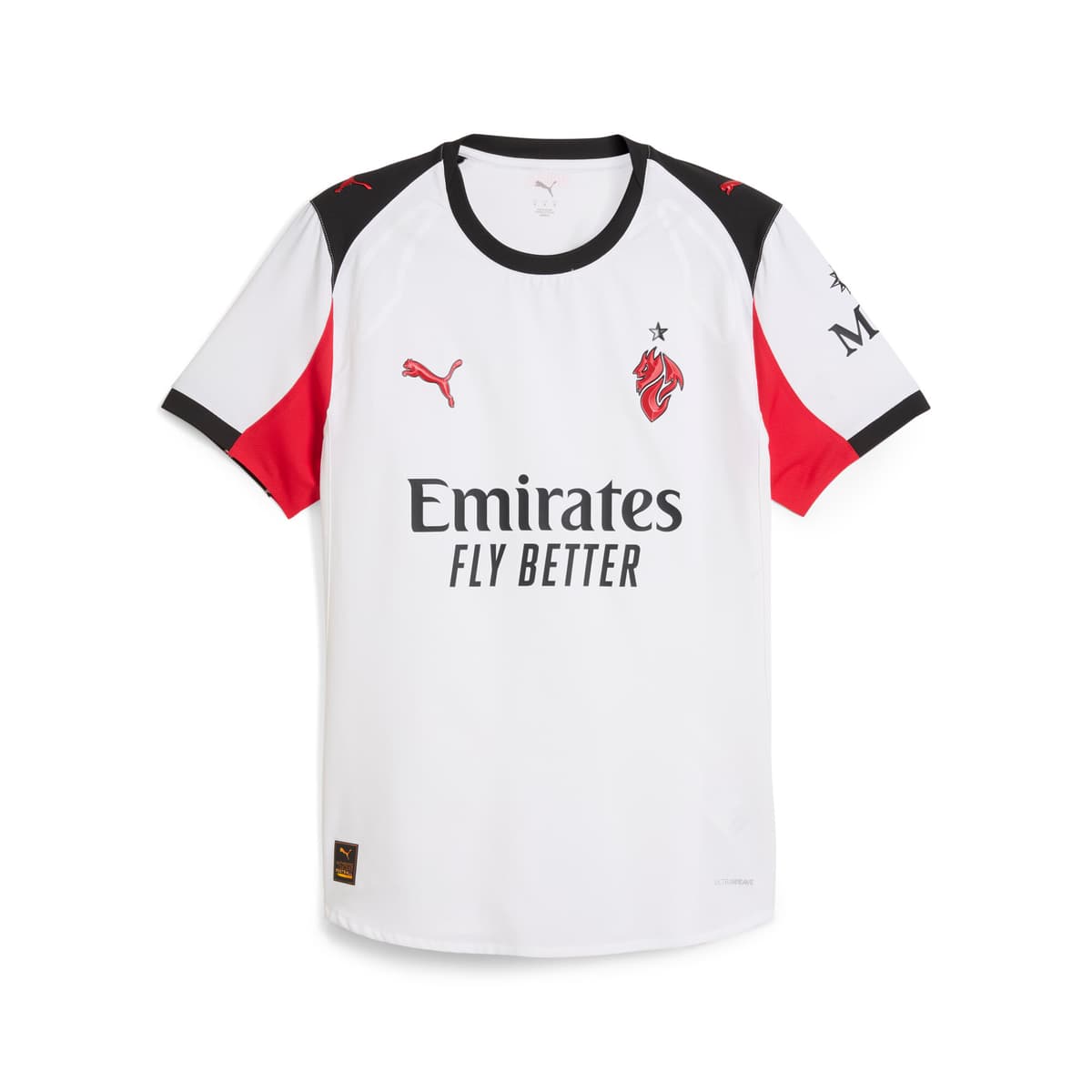 PUMA AC Milan 25/26 Authentic uitshirt voor Heren, Rood/Wit, Maat 3XL