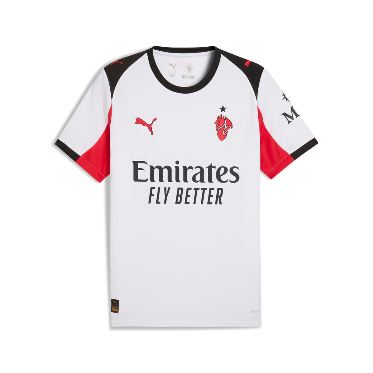 PUMA AC Milan 25/26 uitshirt voor Heren, Rood/Wit, Maat S