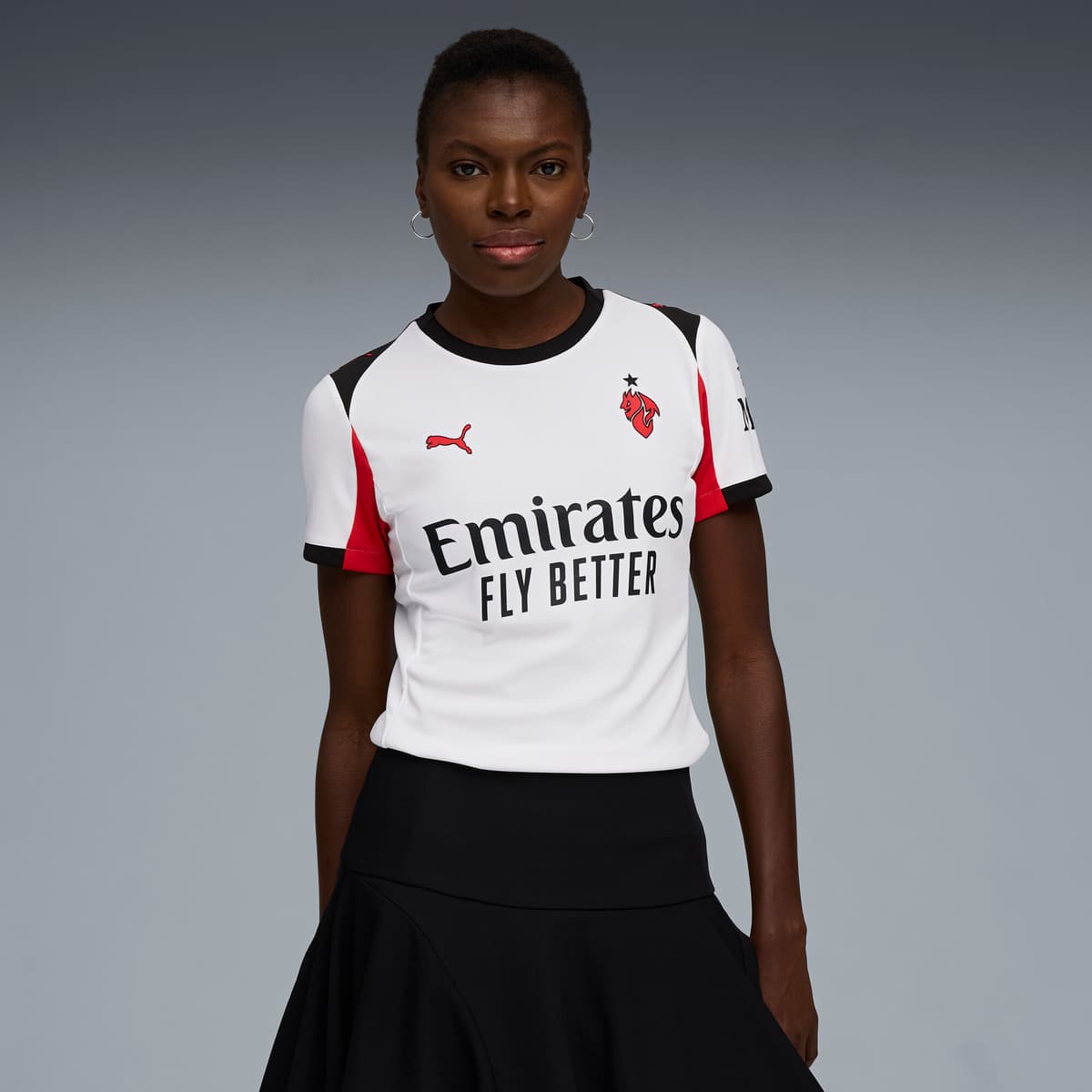 PUMA AC Milan 25/26 uitshirt voor Dames, Rood/Wit, Maat XXS thumbnail 7