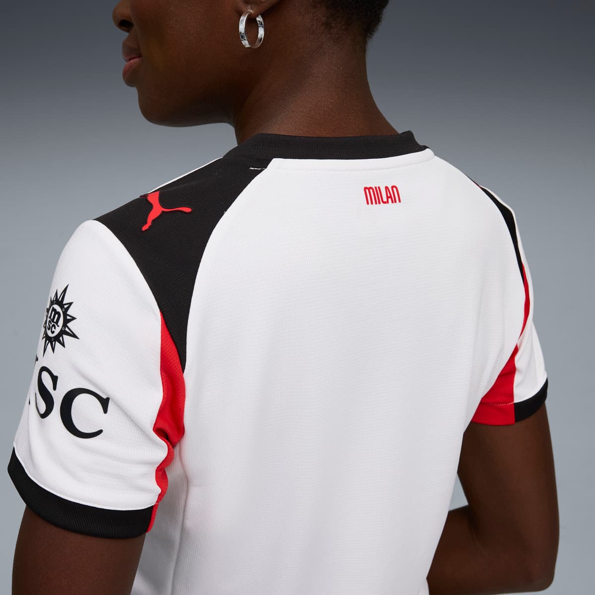 PUMA AC Milan 25/26 uitshirt voor Dames, Rood/Wit, Maat XXS thumbnail 3