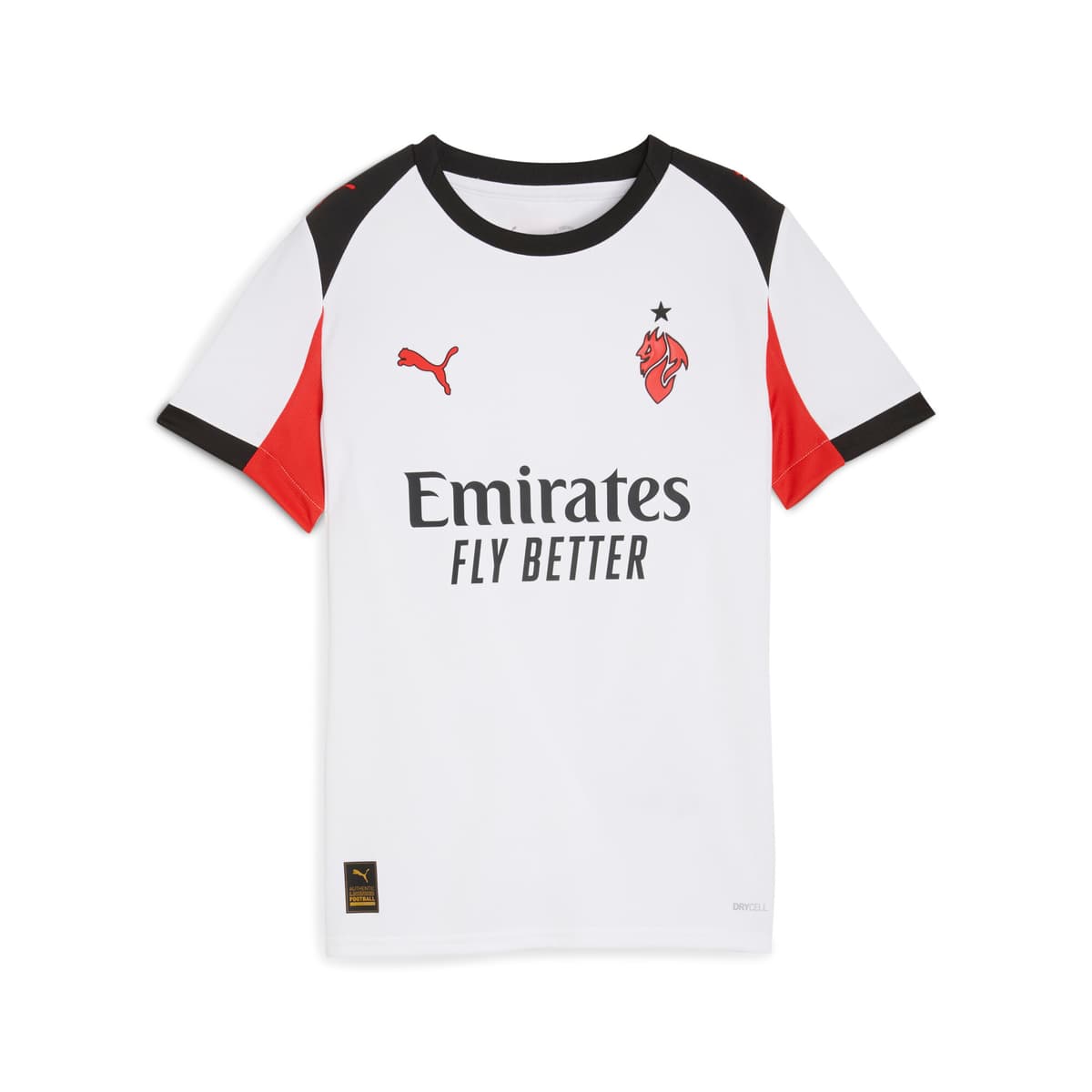 PUMA AC Milan 25/26 uitshirt, Rood/Wit, Maat 9-10Y thumbnail 3