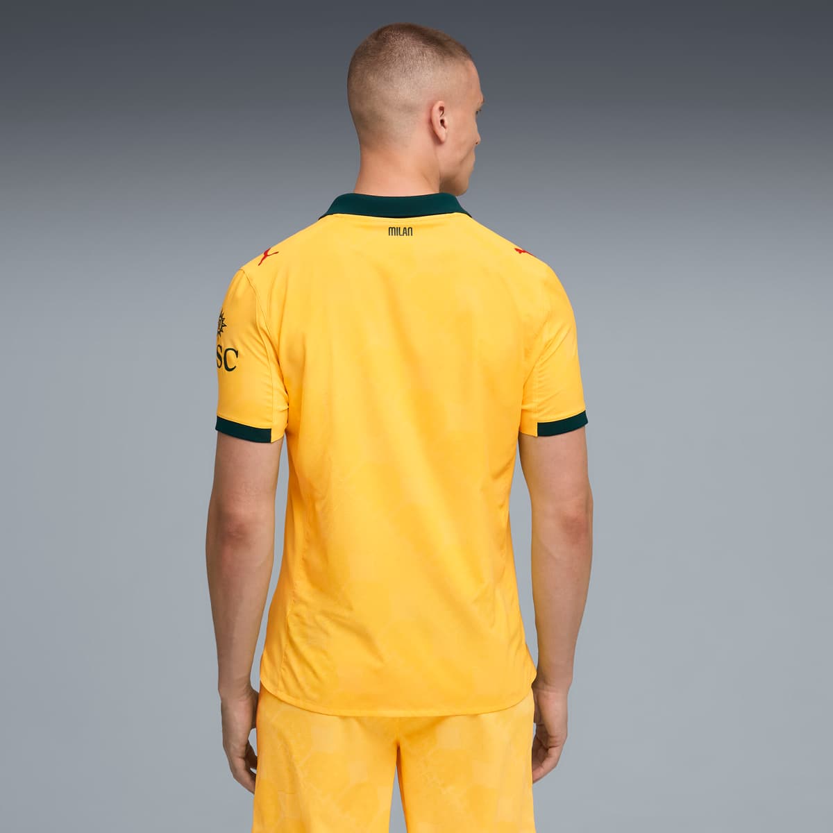 PUMA AC Milan 25/26 Authentic derde shirt voor Heren, Geel, Maat S thumbnail 4