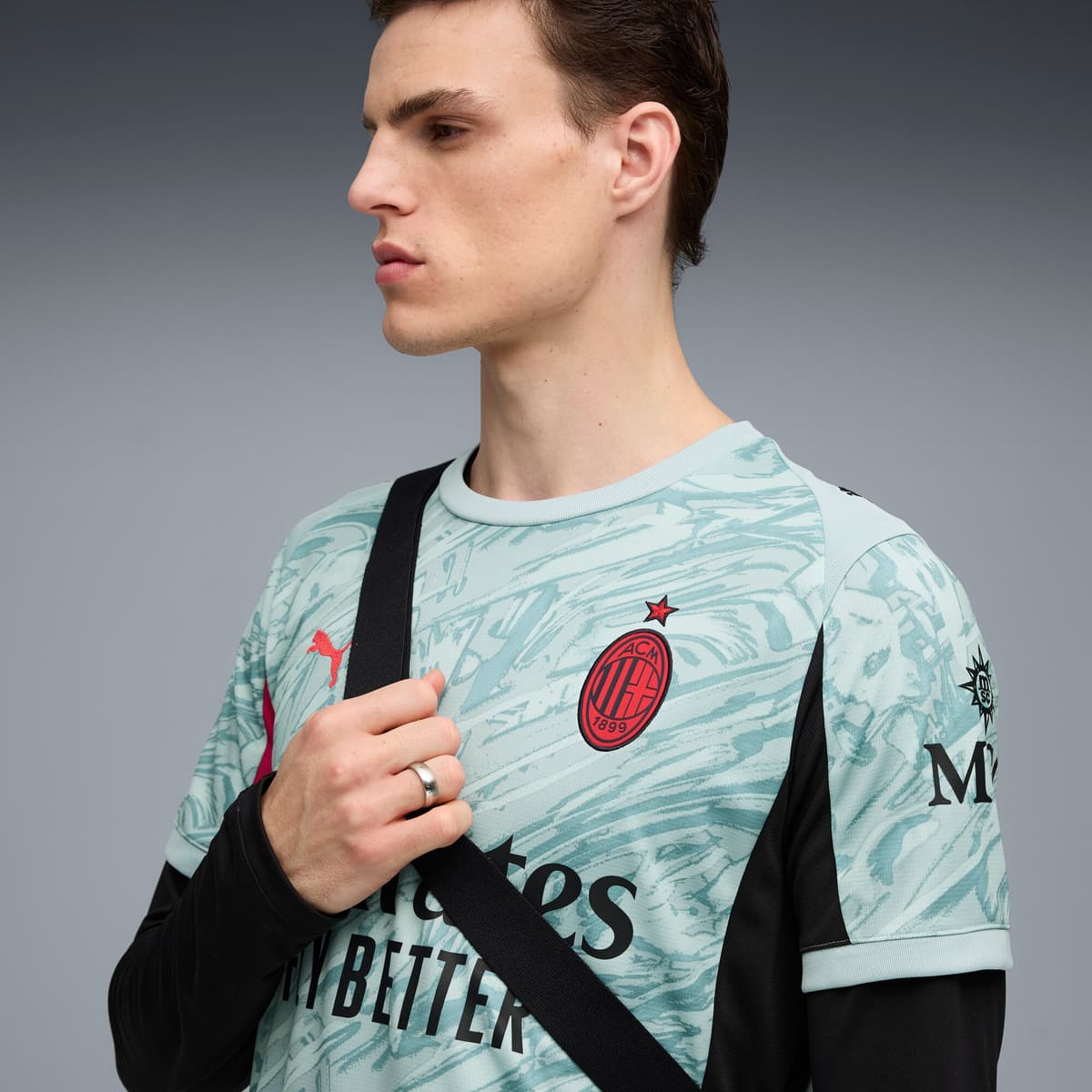 PUMA AC Milan 25/26 keepershirt voor Heren, Rood, Maat XL thumbnail 5