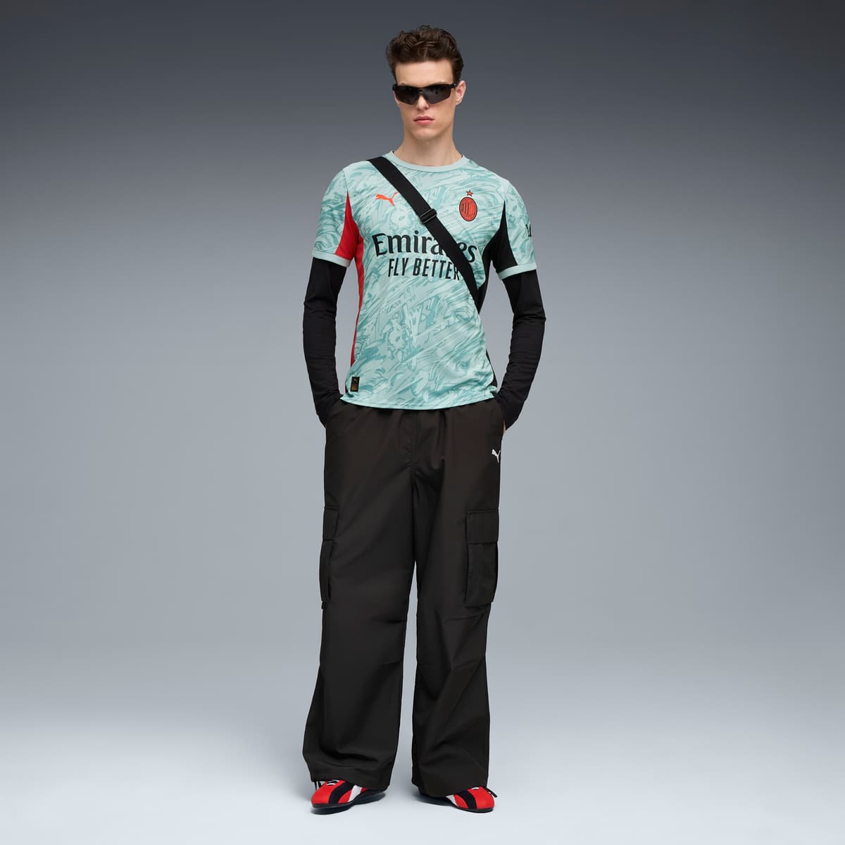 PUMA AC Milan 25/26 keepershirt voor Heren, Rood, Maat XL thumbnail 4