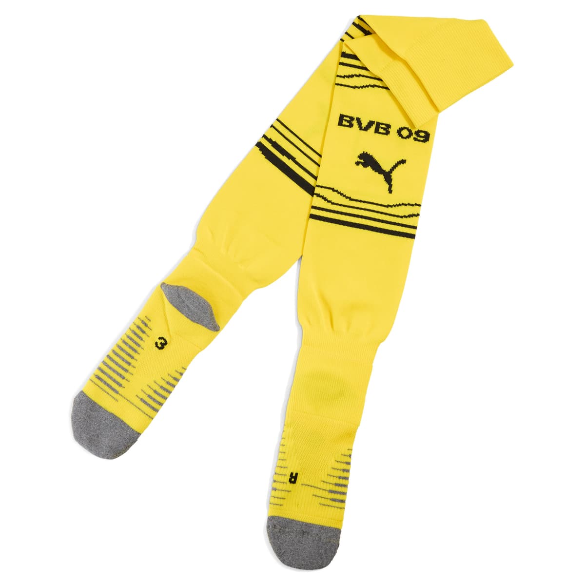 PUMA Borussia Dortmund 25/26 sokken voor Heren, Zwart/Geel, Maat 31-34