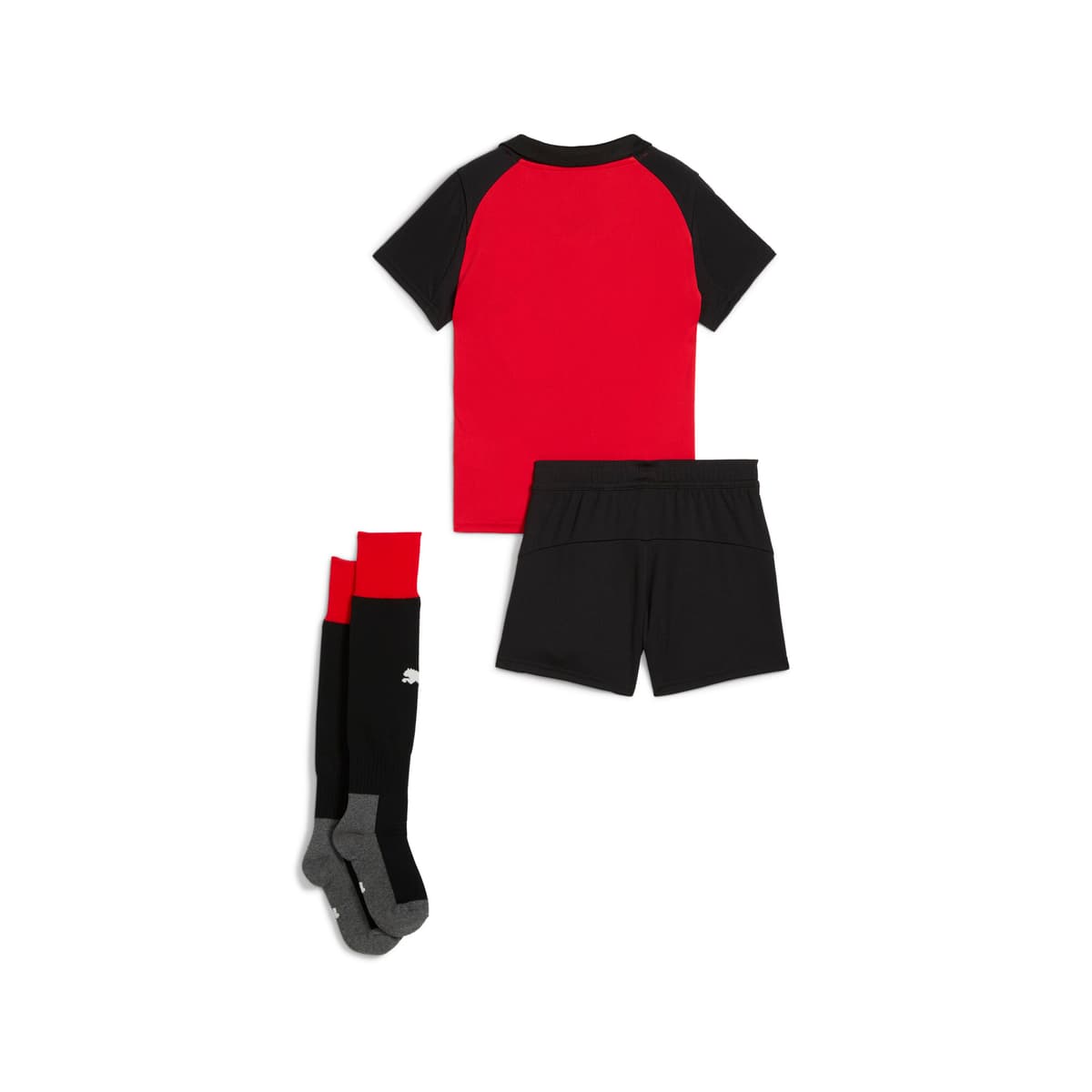 PUMA Stade Rennais FC 25/26 mini-thuistenue, Zwart/Rood, Maat 4-5Y thumbnail 3