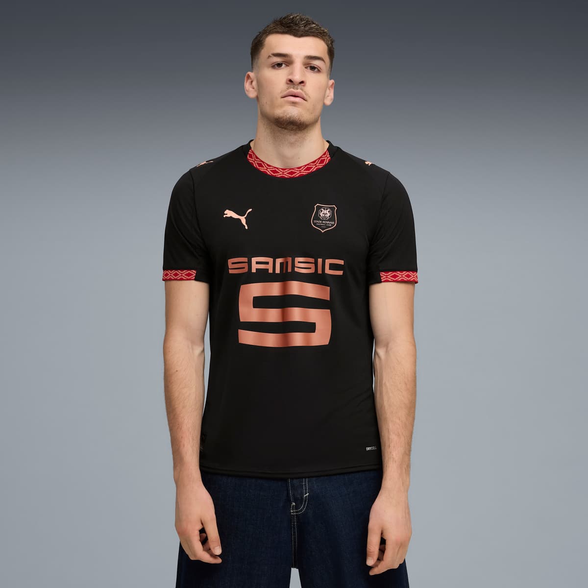 PUMA Stade Rennais FC 25/26 derde shirt voor Heren, Zwart, Maat M thumbnail 6