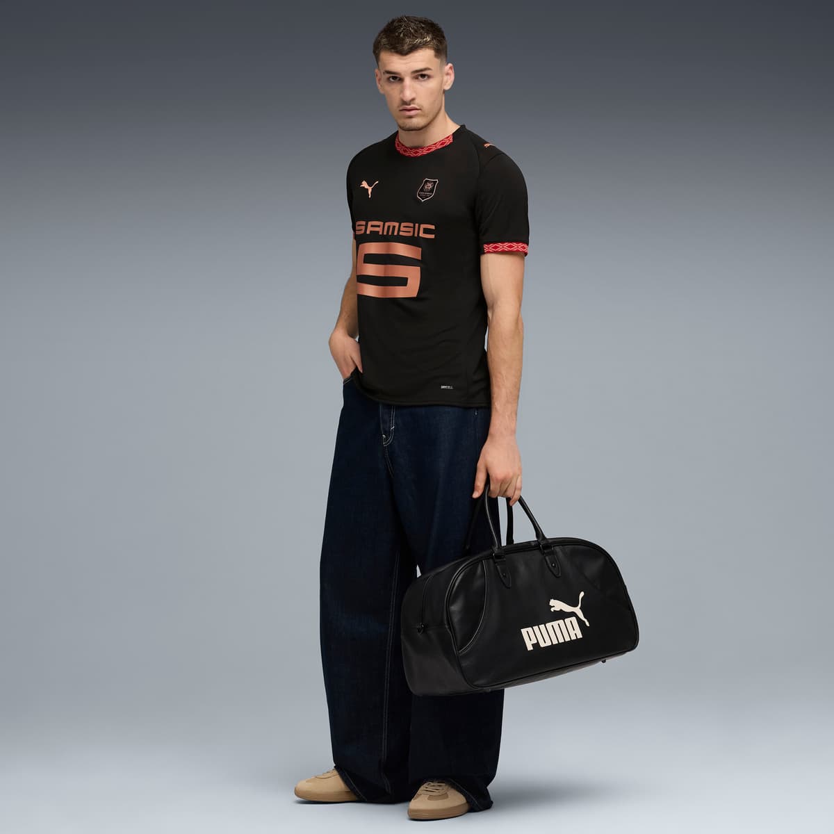 PUMA Stade Rennais FC 25/26 derde shirt voor Heren, Zwart, Maat M thumbnail 4