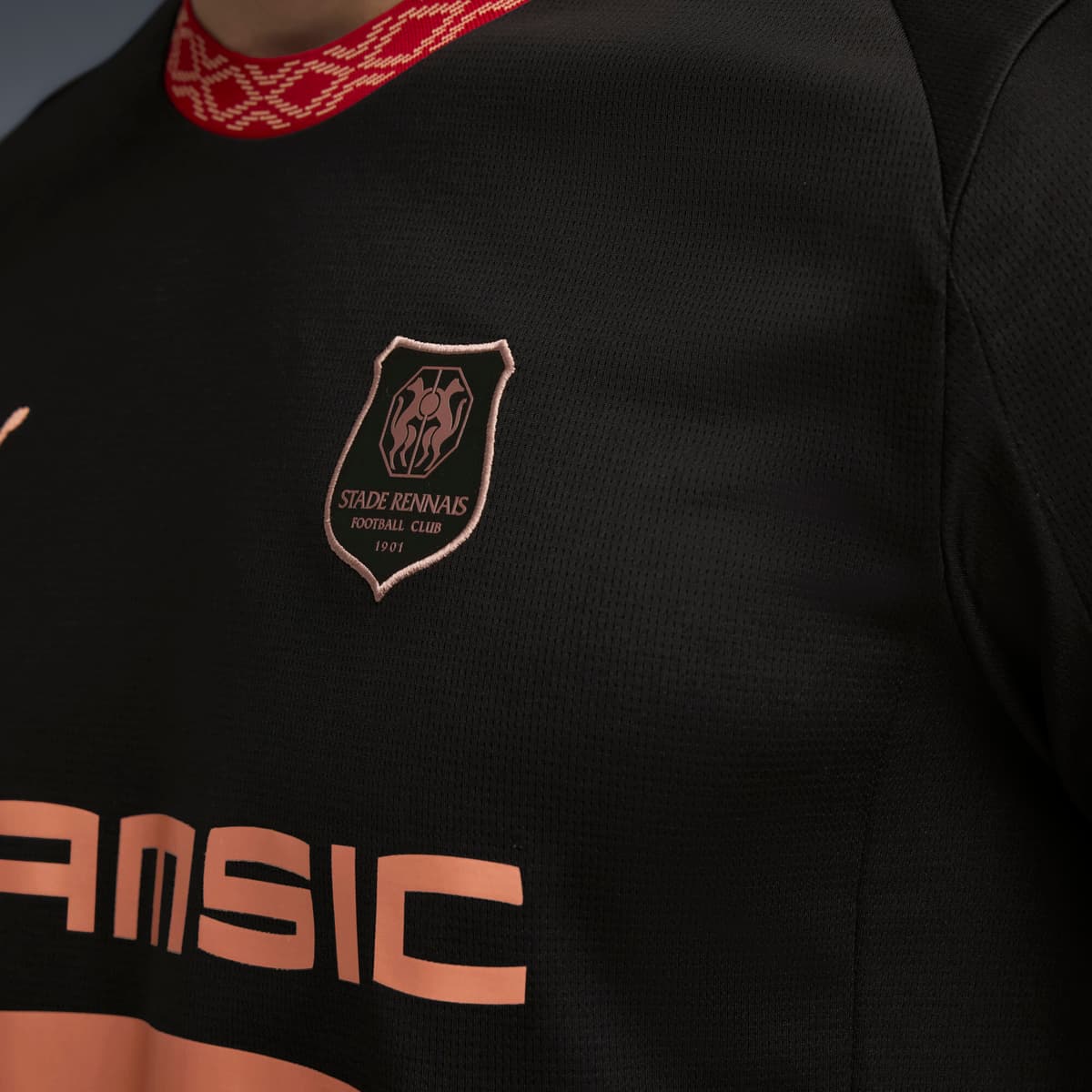 PUMA Stade Rennais FC 25/26 derde shirt voor Heren, Zwart, Maat M thumbnail 2