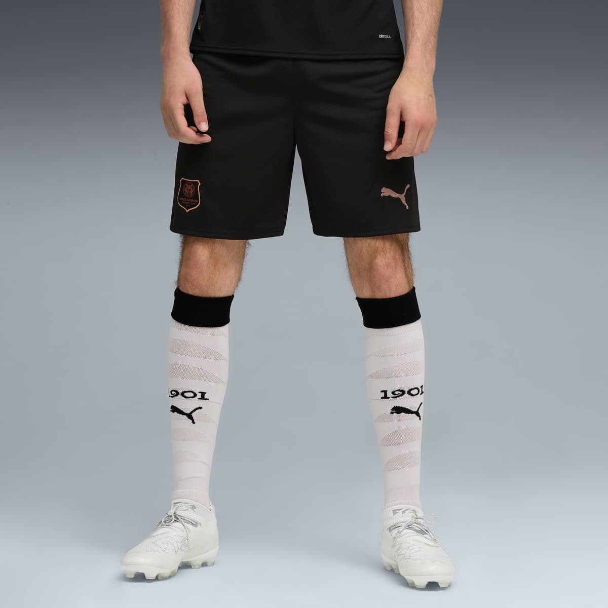 PUMA Stade Rennais FC 25/26 short voor Heren, Zwart, Maat XL thumbnail 4