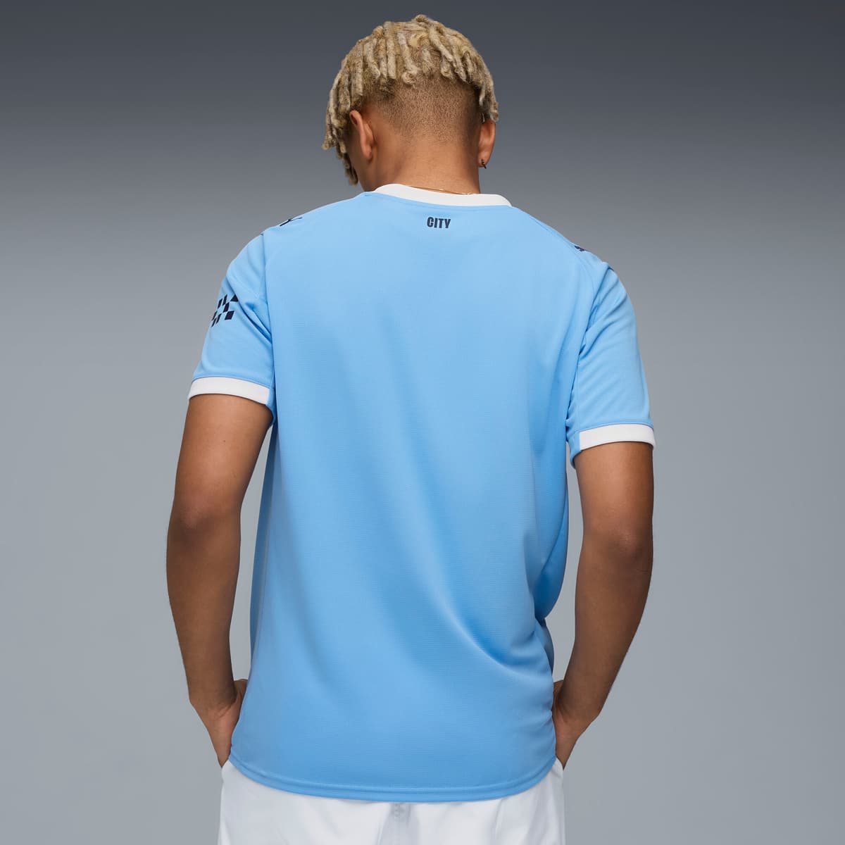 PUMA Manchester City 25/26 thuisshirt voor Heren, Blauw/Wit, Maat M thumbnail 4