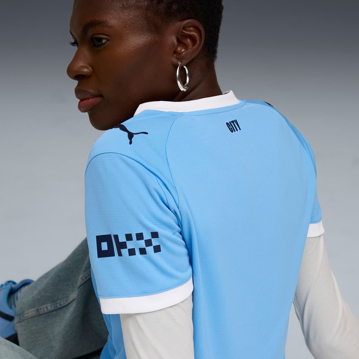 PUMA Manchester City 25/26 thuisshirt voor Dames, Blauw/Wit, Maat S thumbnail 3