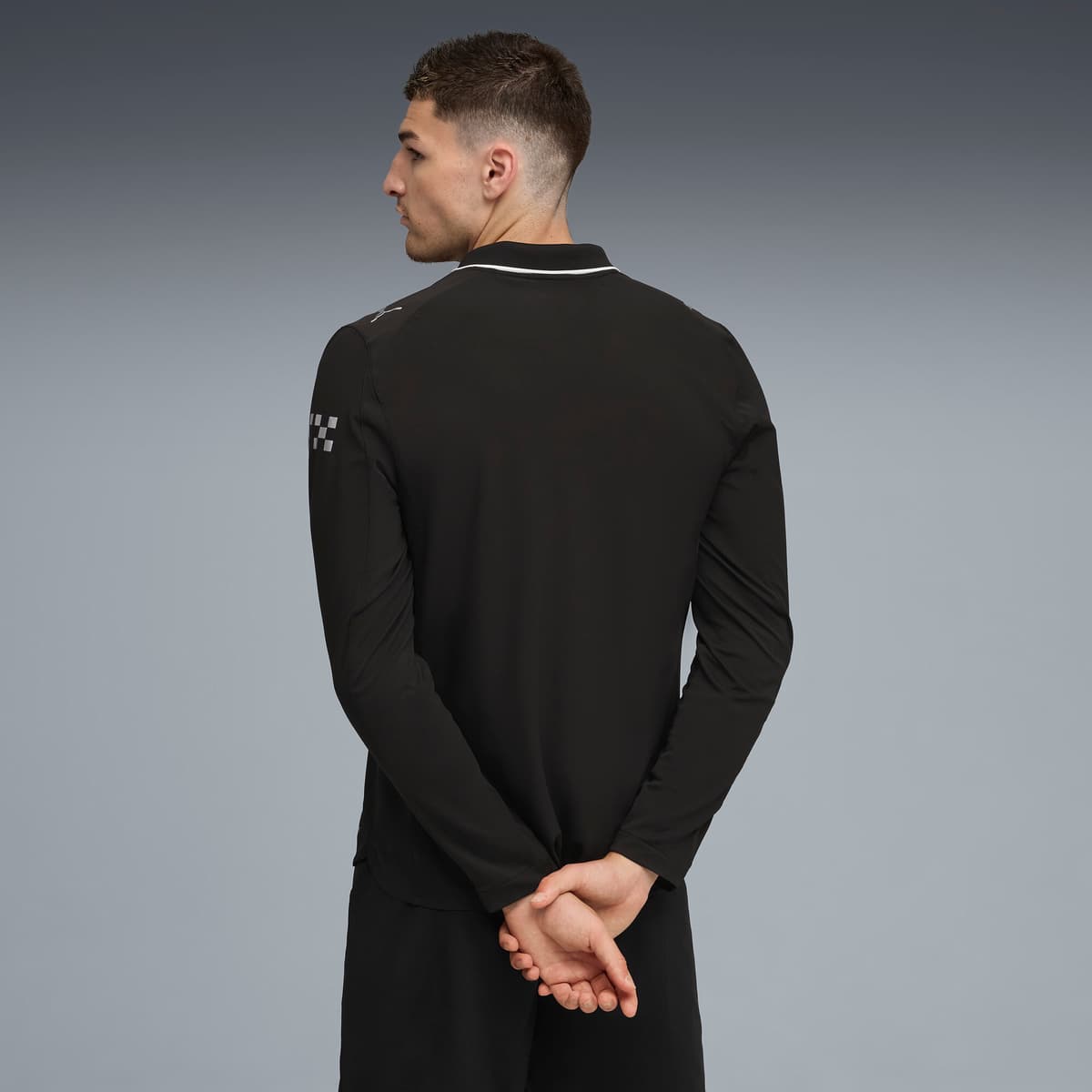 PUMA Manchester City 25/26 Authentic uitshirt met lange mouw voor Heren, Zwart, Maat 3XL thumbnail 3