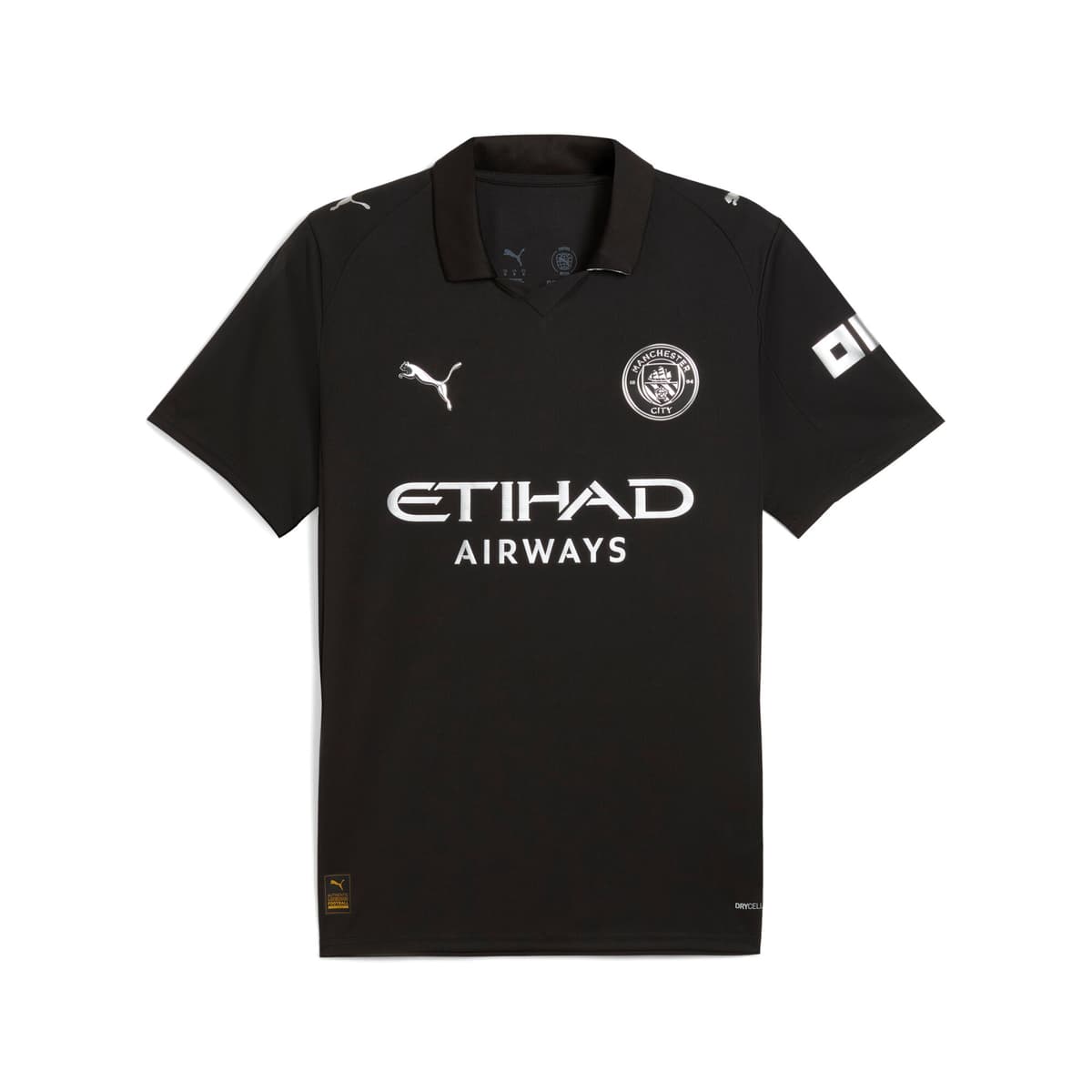 PUMA Manchester City 25/26 uitshirt voor Heren, Zwart, Maat S