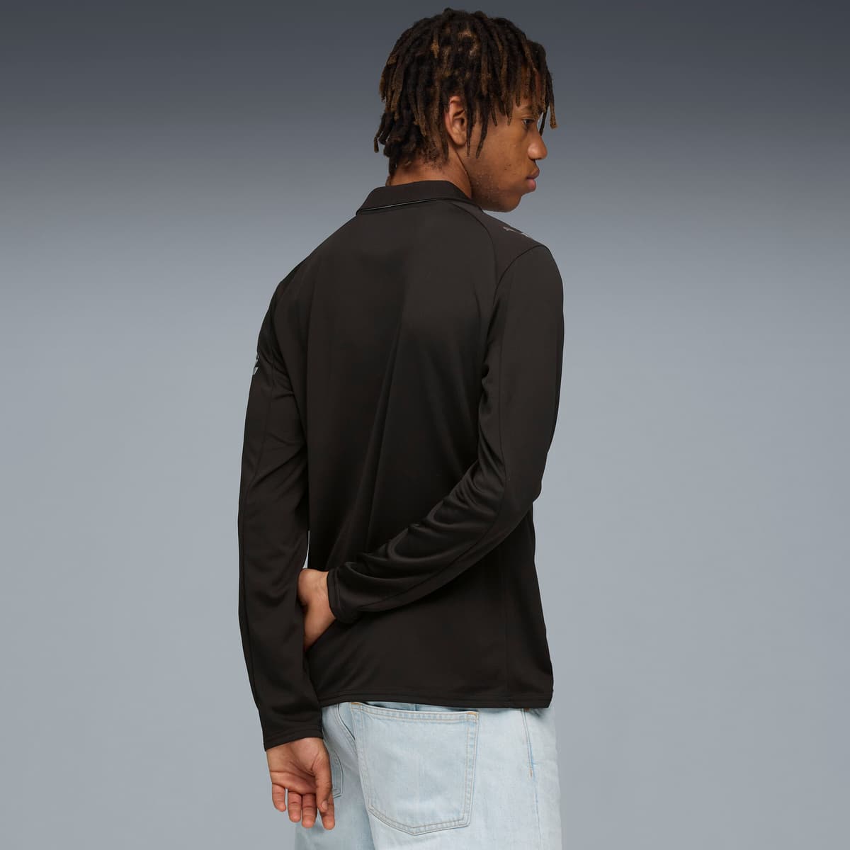 PUMA Manchester City 25/26 uitshirt met lange mouw voor Heren, Zwart, Maat XL thumbnail 3