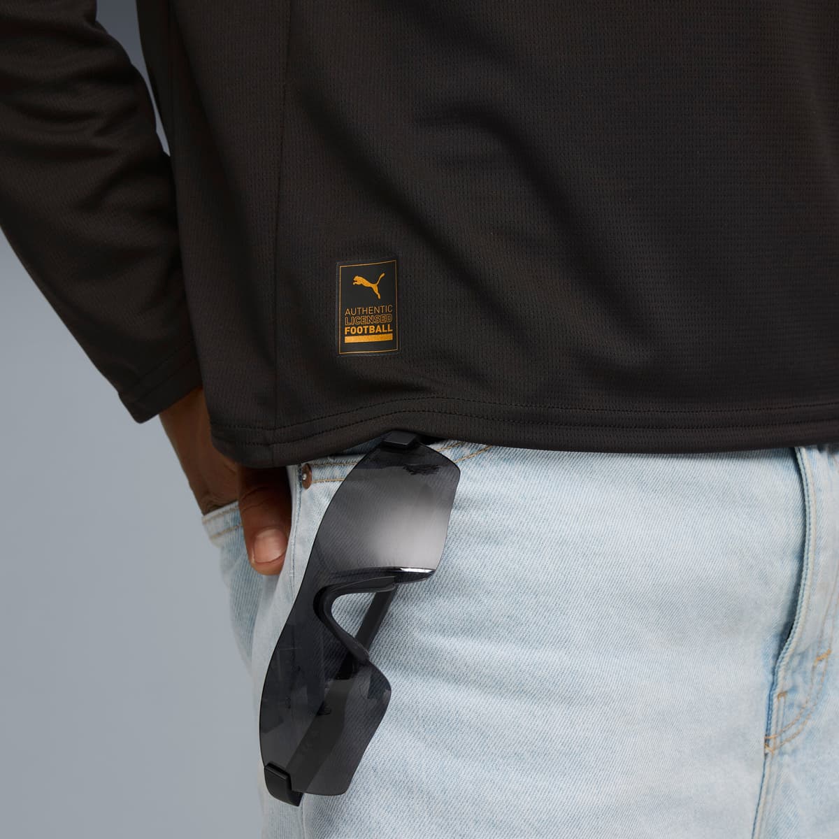 PUMA Manchester City 25/26 uitshirt met lange mouw voor Heren, Zwart, Maat XL thumbnail 2