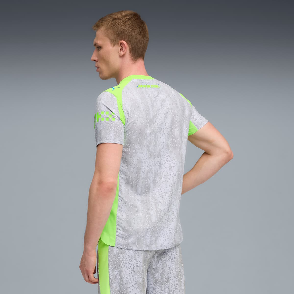 PUMA Manchester City 25/26 Authentic derde voetbalshirt voor Heren, Groen, Maat XXL thumbnail 4