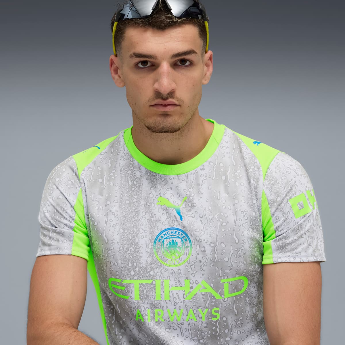 PUMA Manchester City 25/26 derde shirt voor Heren, Groen, Maat XXL thumbnail 6