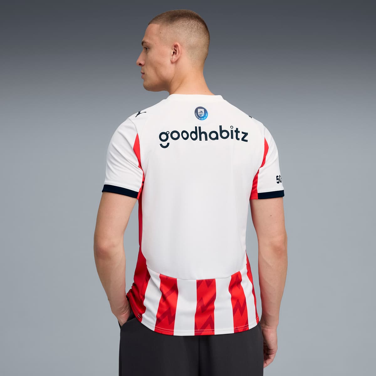 PUMA PSV Eindhoven 25/26 thuisshirt voor Heren, Rood/Wit, Maat M thumbnail 3