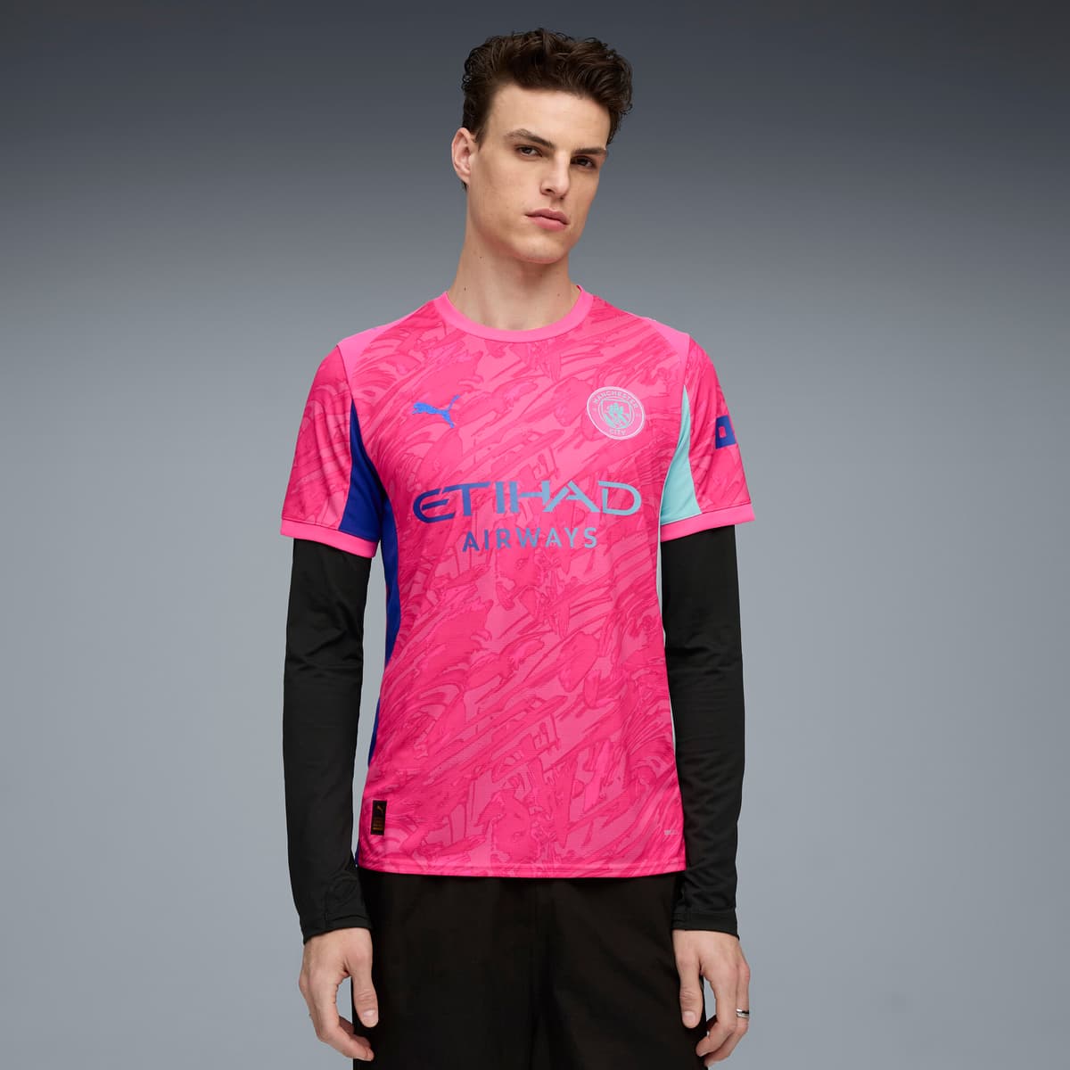 PUMA Manchester City 25/26 keepersshirt voor Heren, Roze, Maat S thumbnail 7