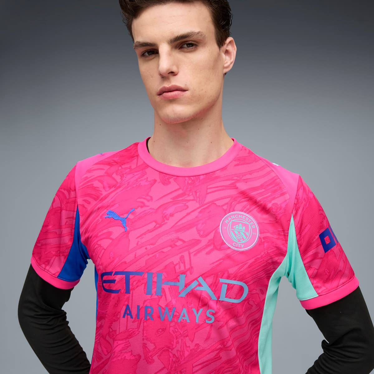PUMA Manchester City 25/26 keepersshirt voor Heren, Roze, Maat S thumbnail 6
