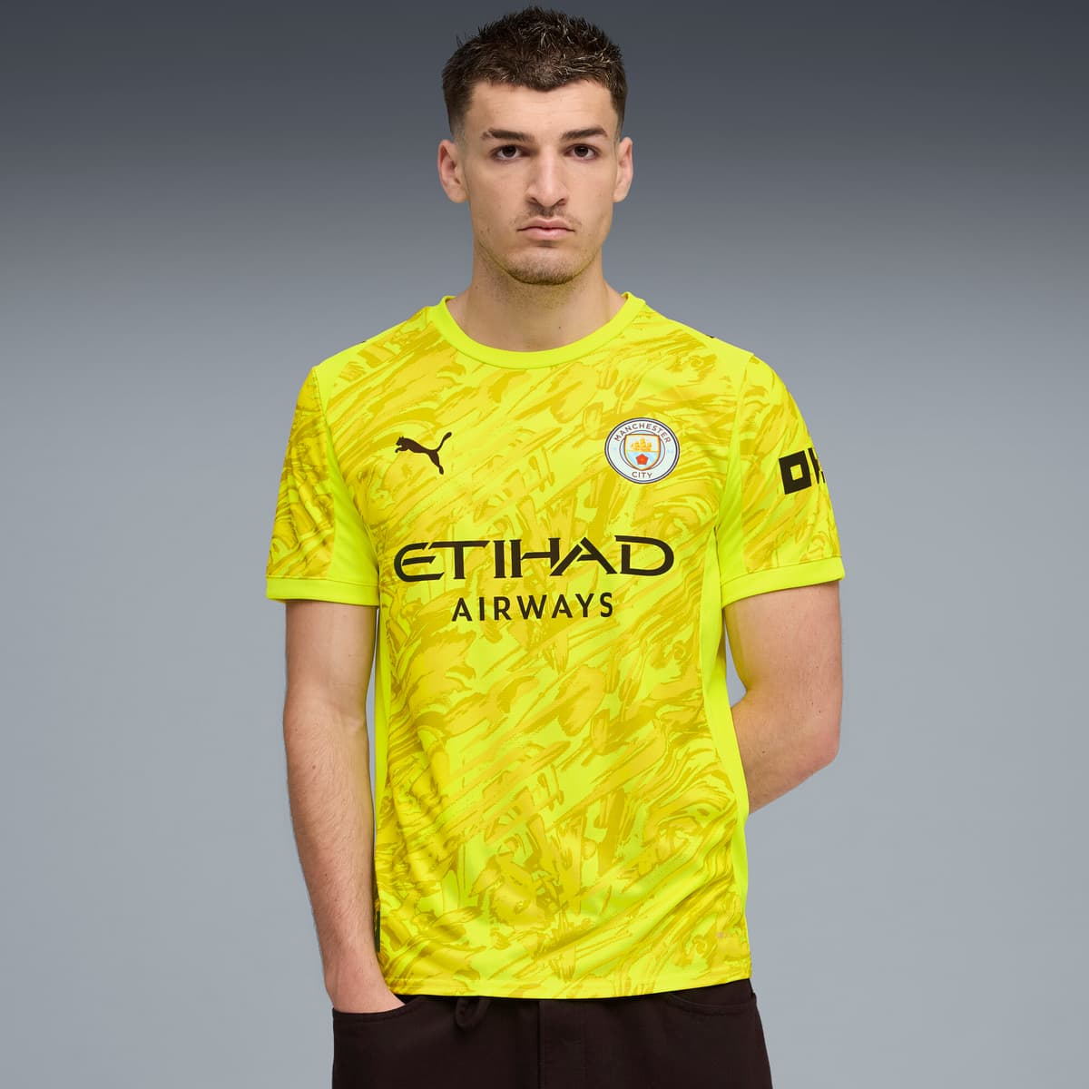 PUMA Manchester City 25/26 keepersshirt voor Heren, Geel, Maat XS thumbnail 6