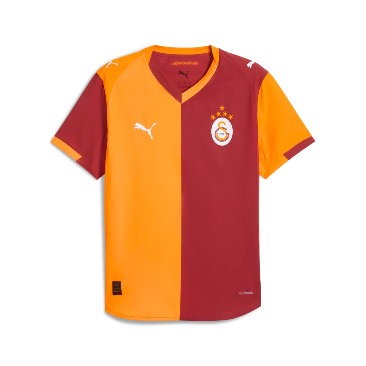PUMA Galatasaray SK 25/26 Authentic thuisshirt voor Heren, Rood/Oranje, Maat XS