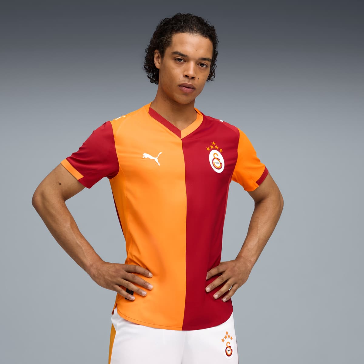 PUMA Galatasaray SK 25/26 Authentic thuisshirt voor Heren, Rood/Oranje, Maat XS thumbnail 6